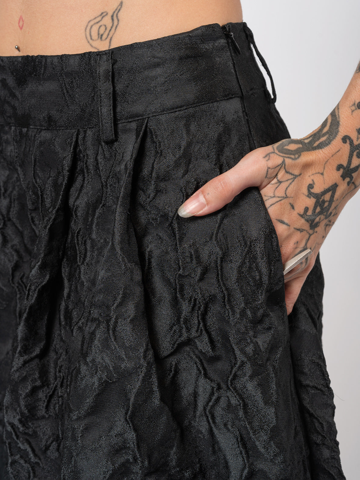 Textured Maxi Skirt