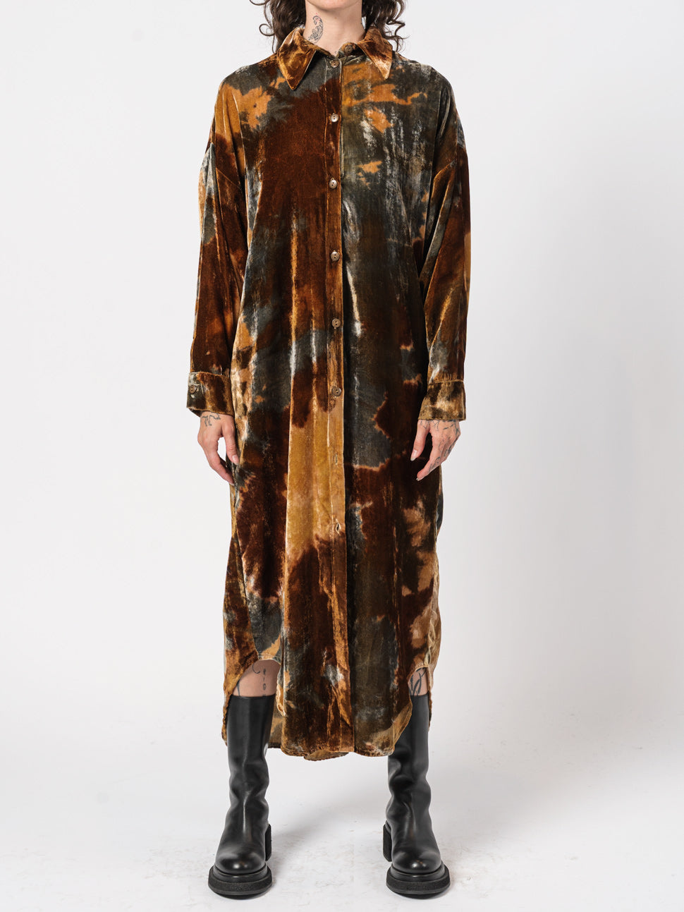 Velvet Long Shirt