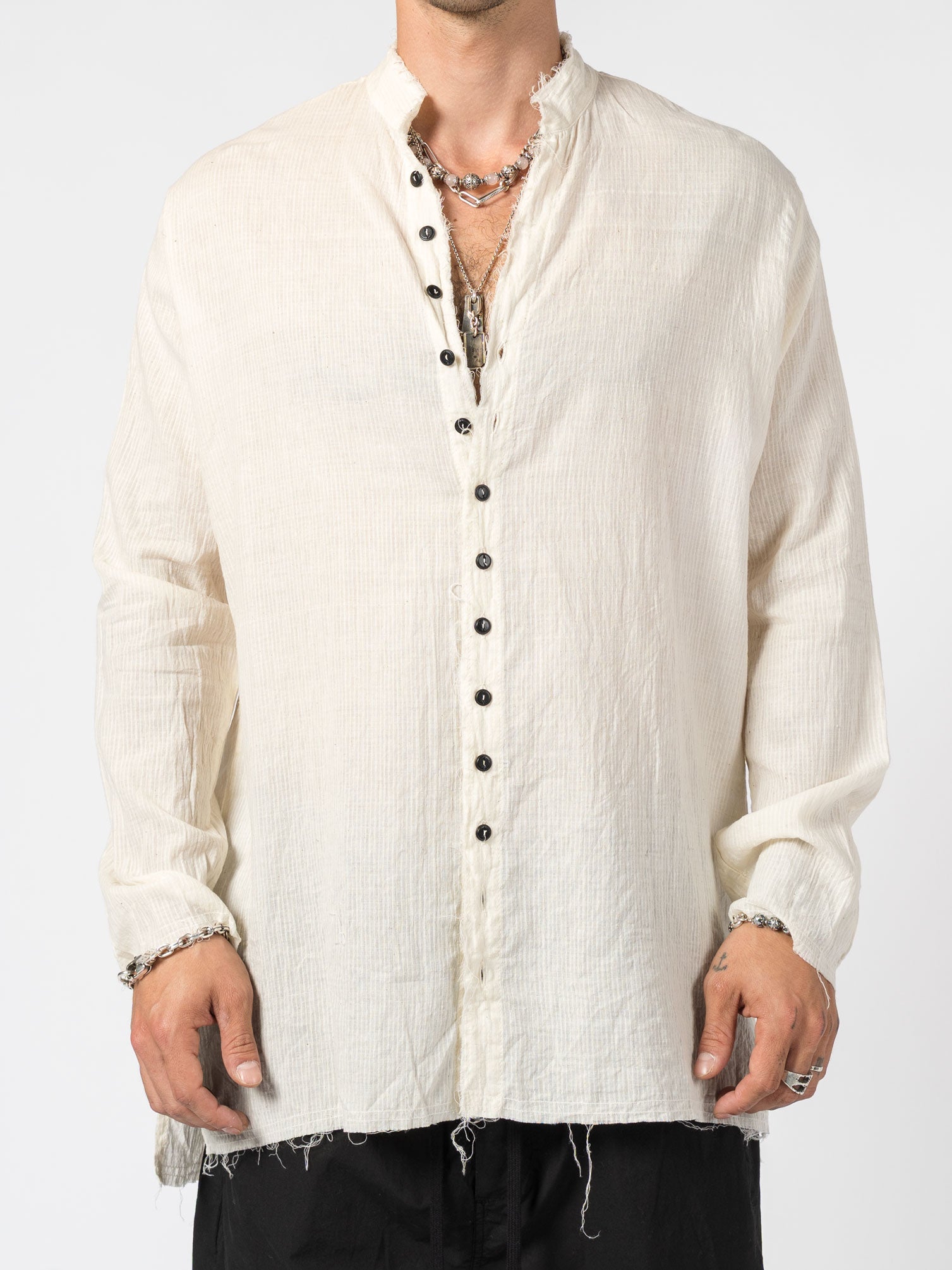 Cotton Button-Up Shirt
