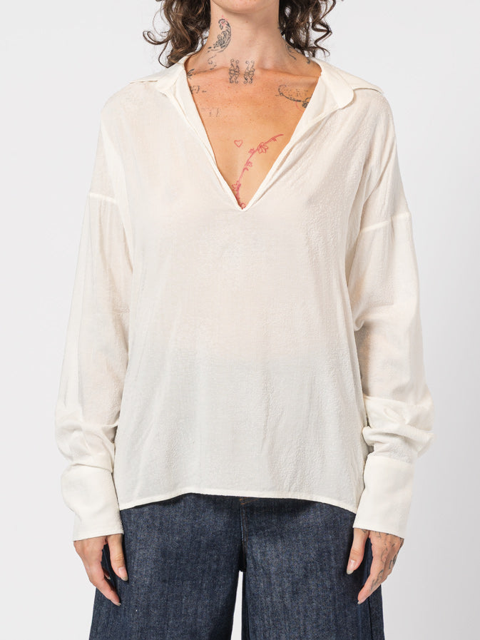 Viscose-Silk Top
