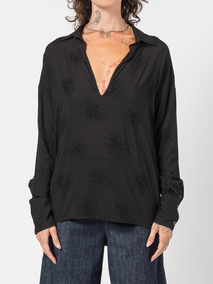 Viscose-Silk Top