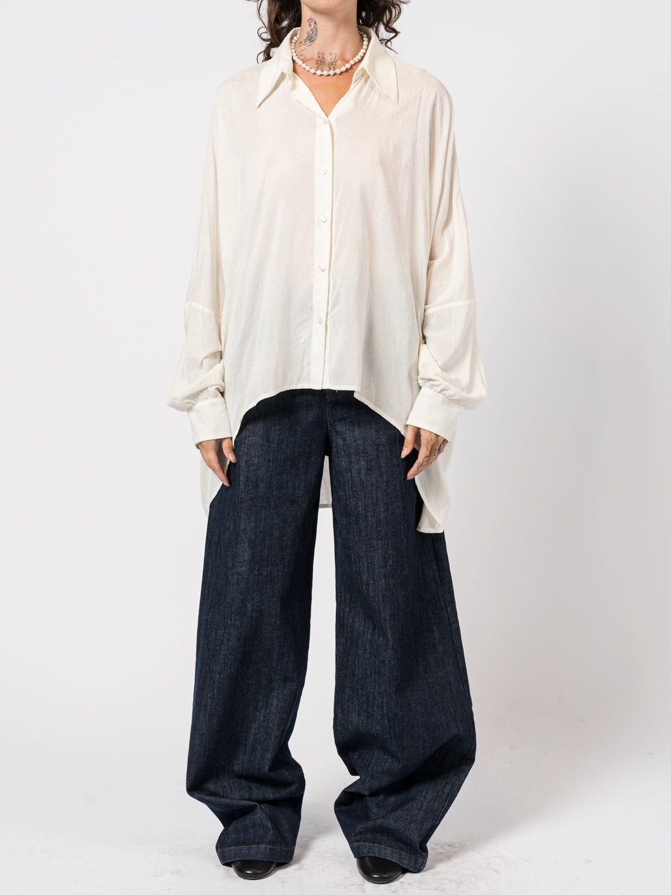Oversized Textured Shirt