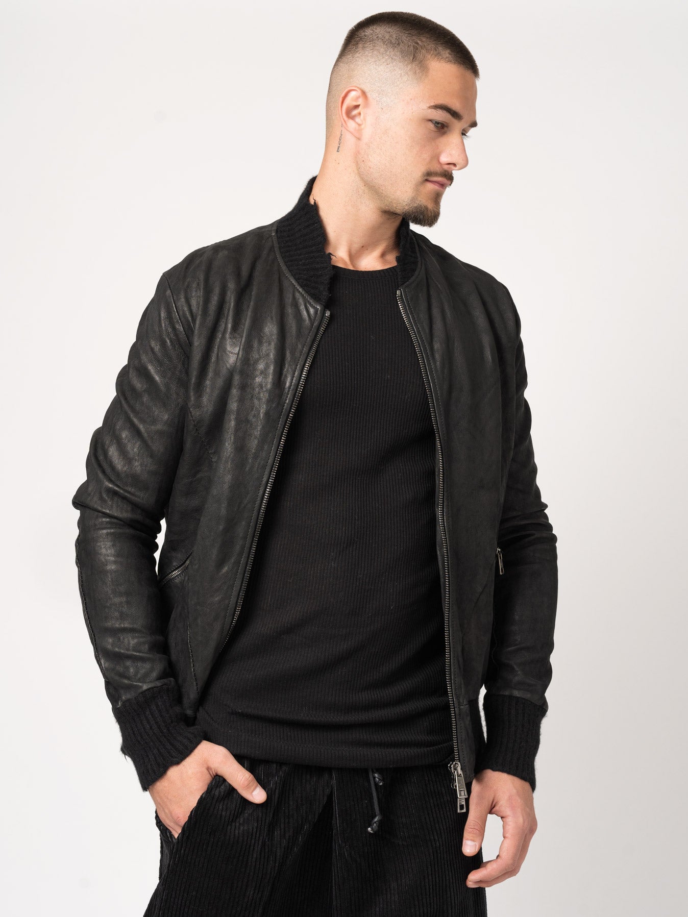 Leather Bomber