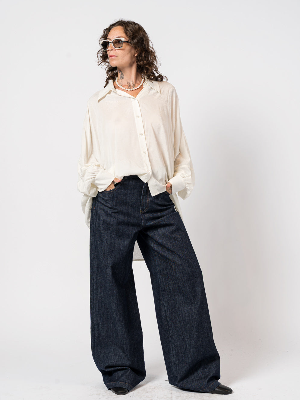 Oversized Textured Shirt