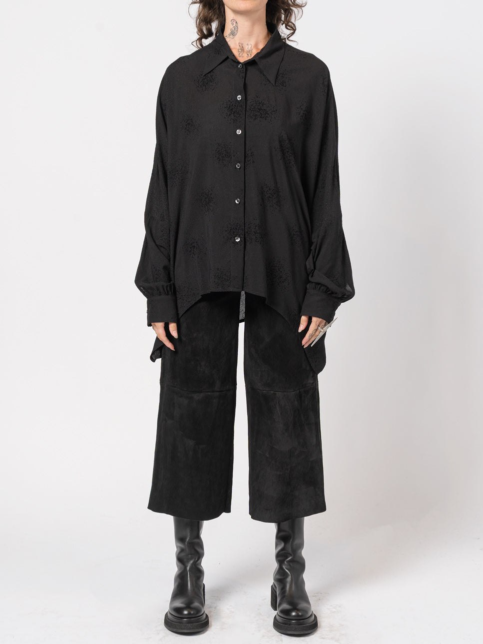 Oversized Textured Shirt