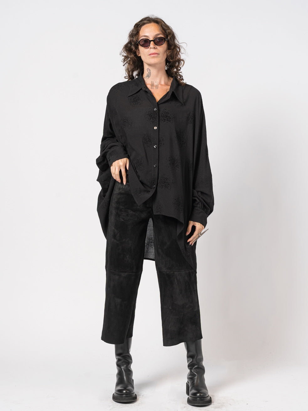 Oversized Textured Shirt