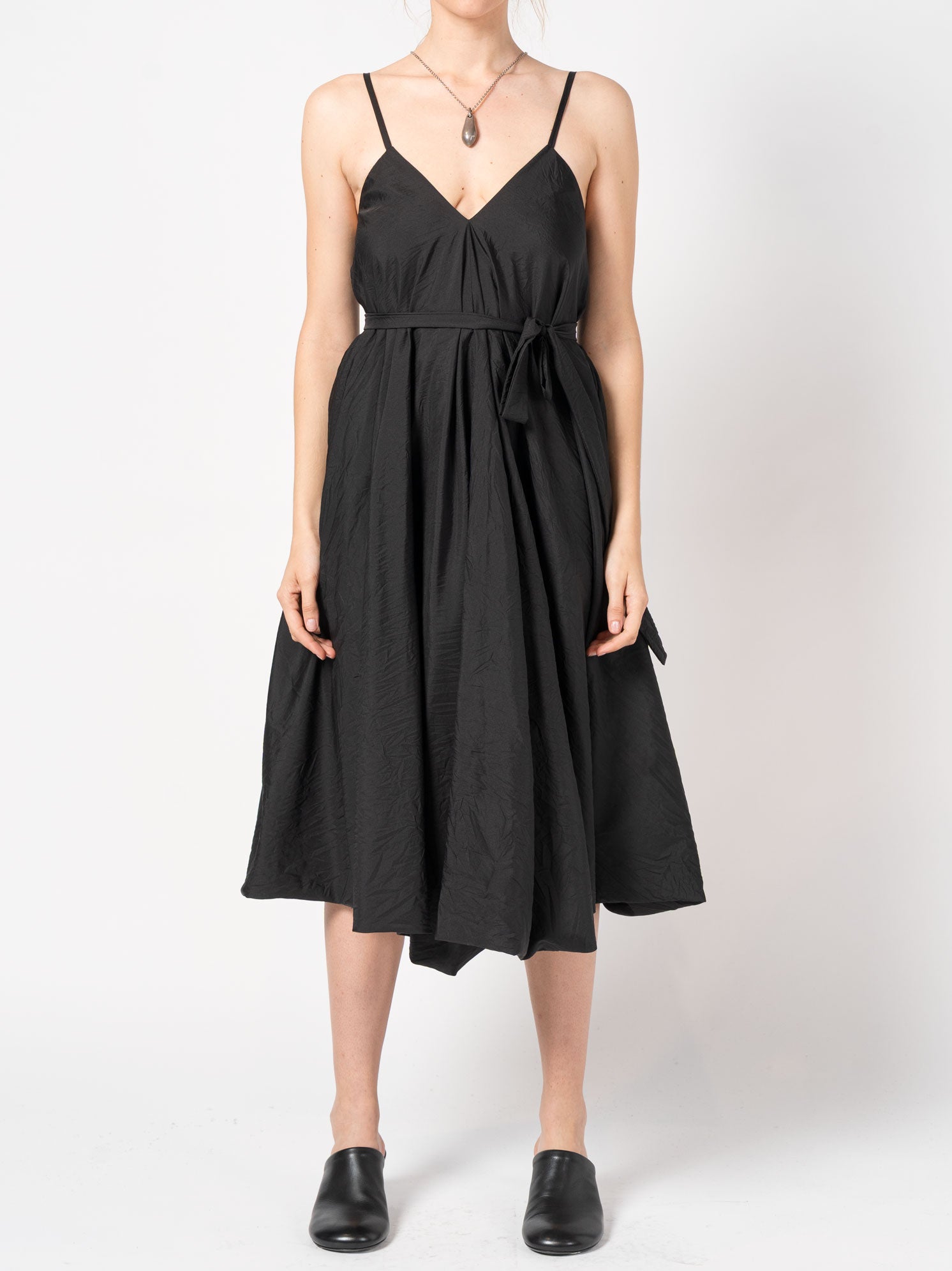 Lightweight Volume Sundress with Belt