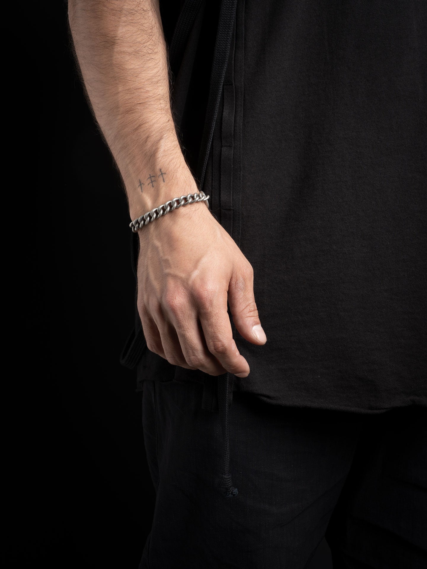 Chunky Silver Chain Bracelet