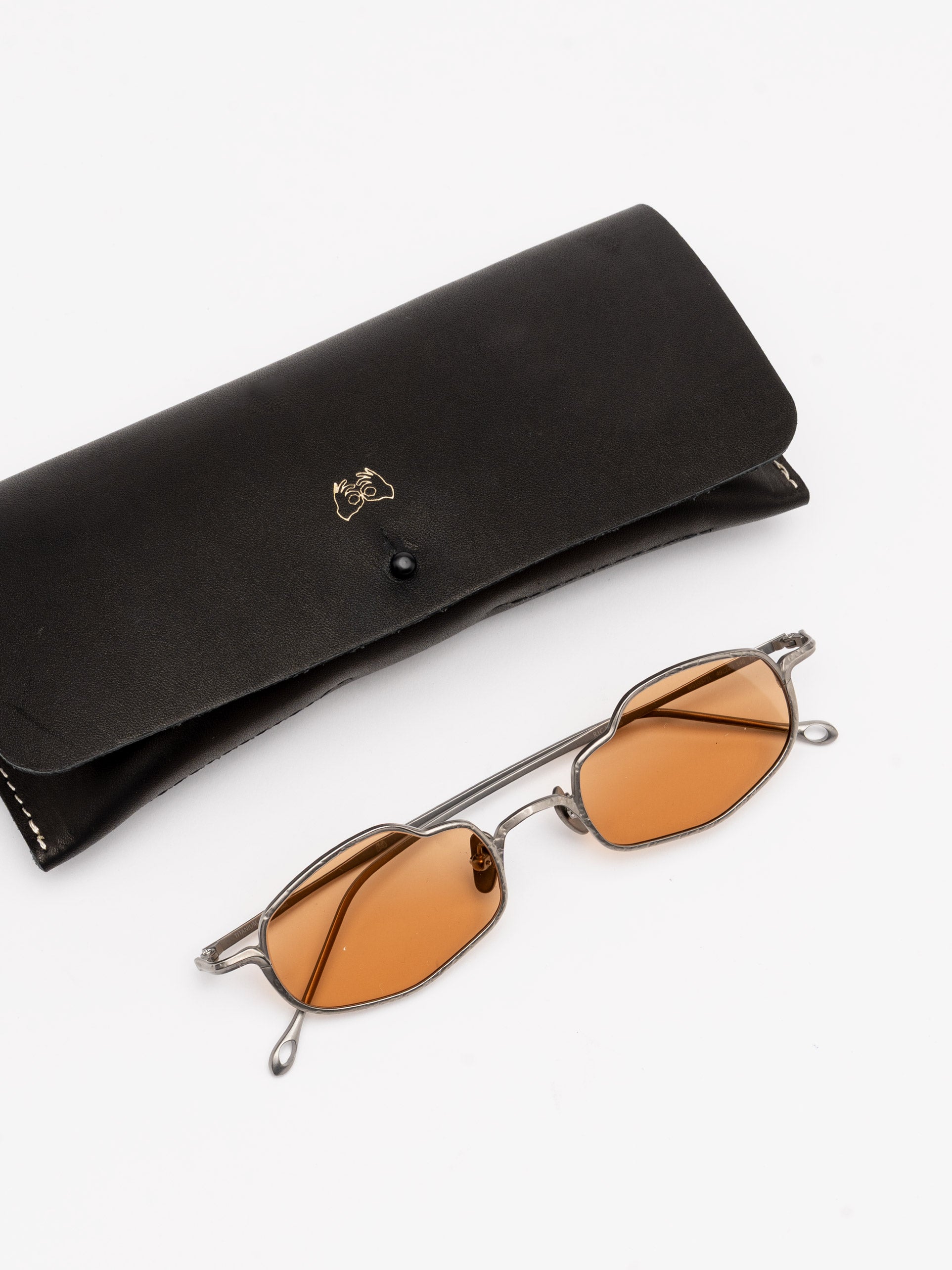 Asymmetric Titanium Sunglasses