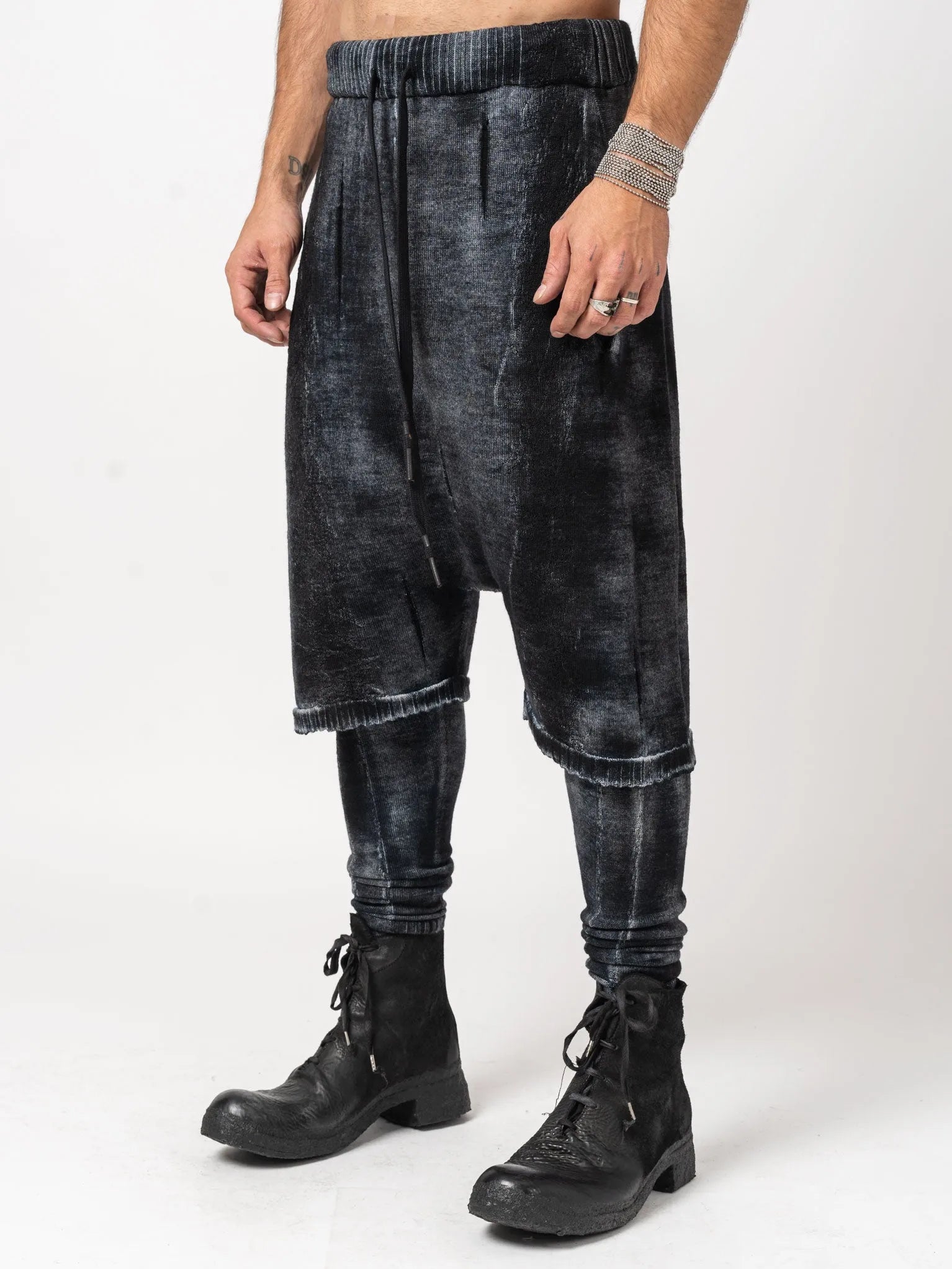 Medium Wool Double Pants