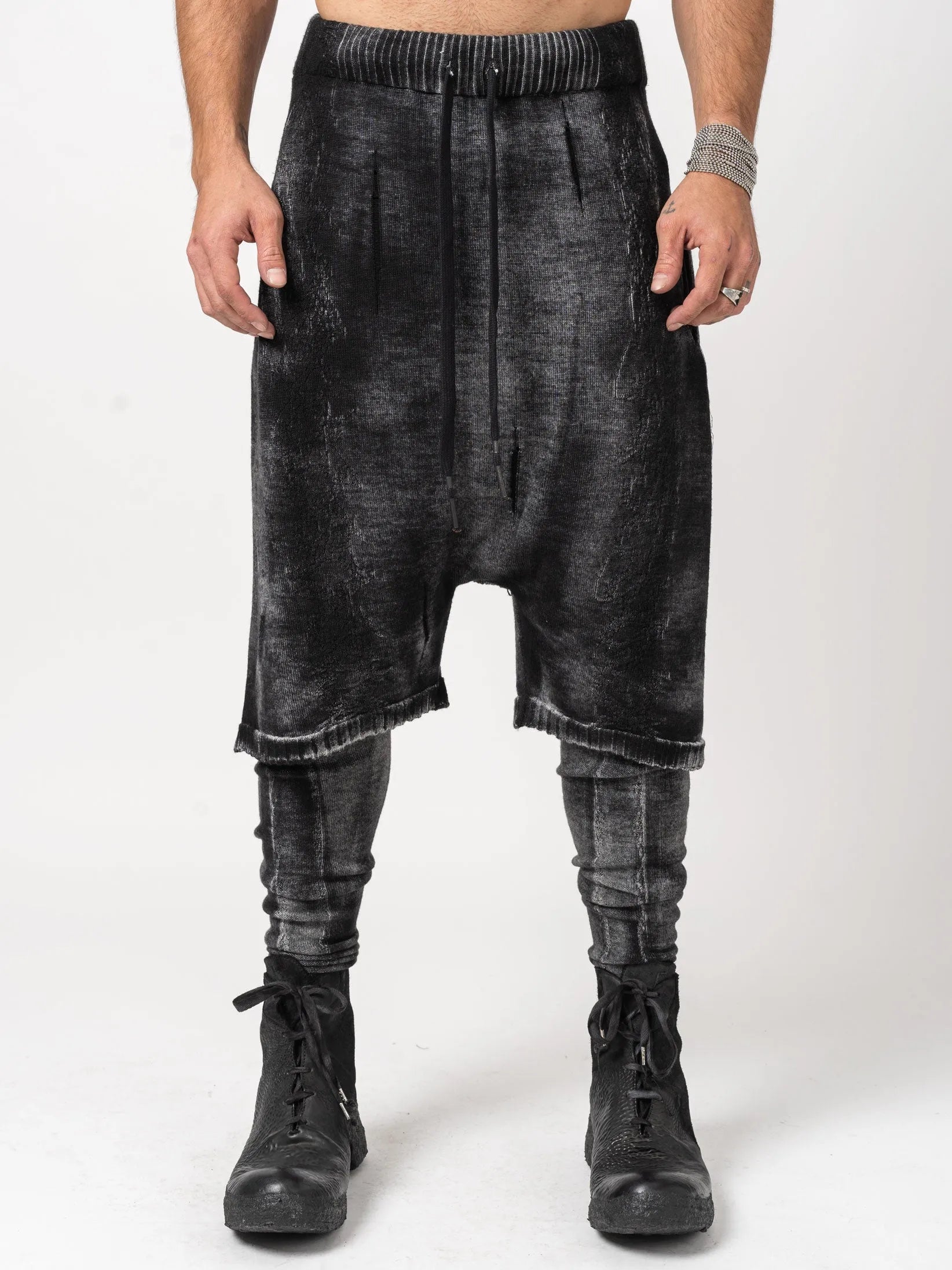 Medium Wool Double Pants