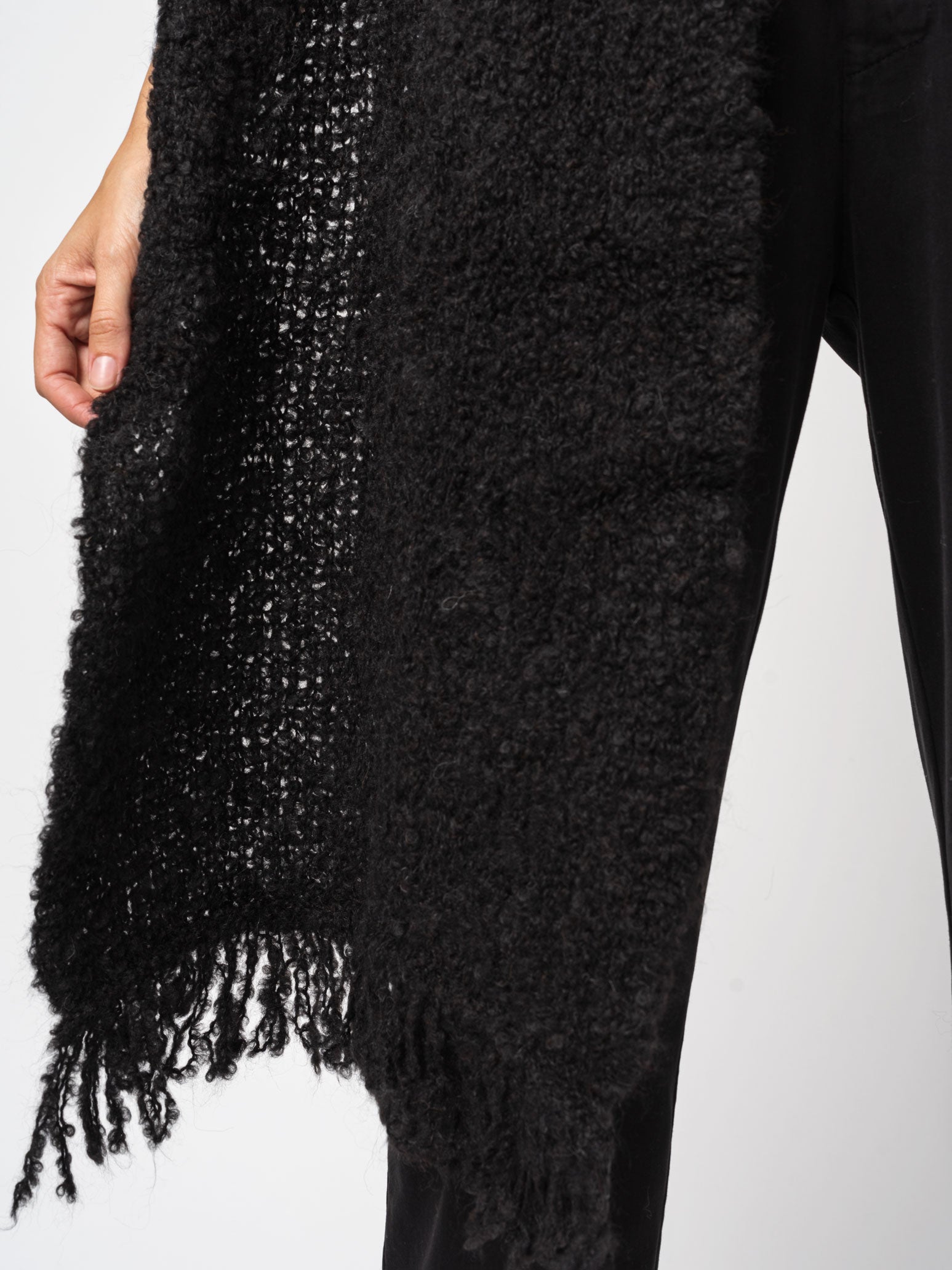 Textured Knit Scarf