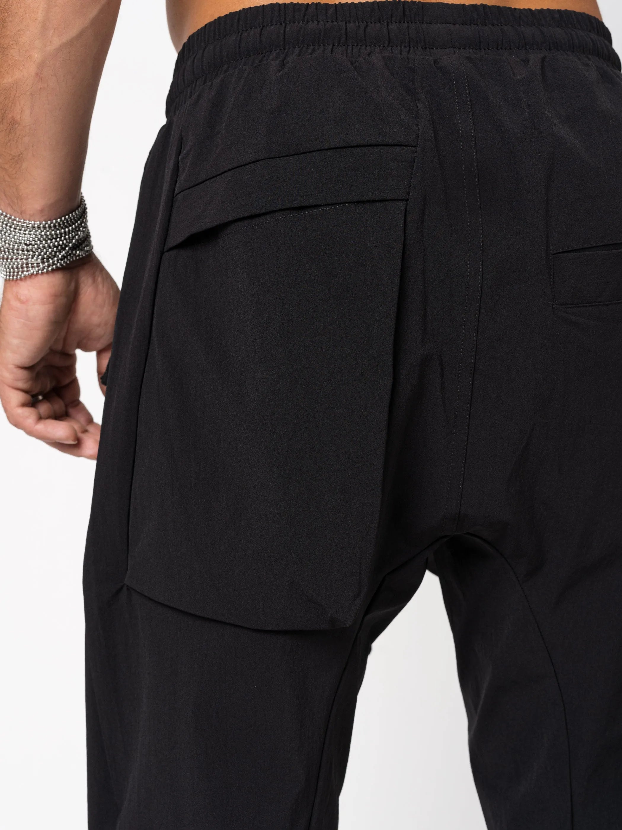 Drop crotch trousers