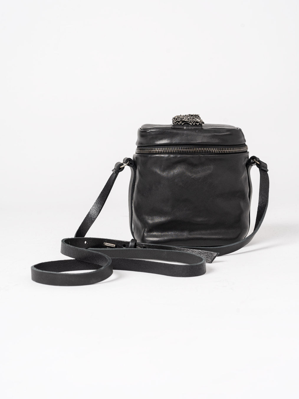 Leather Bag with 925 Silver Details