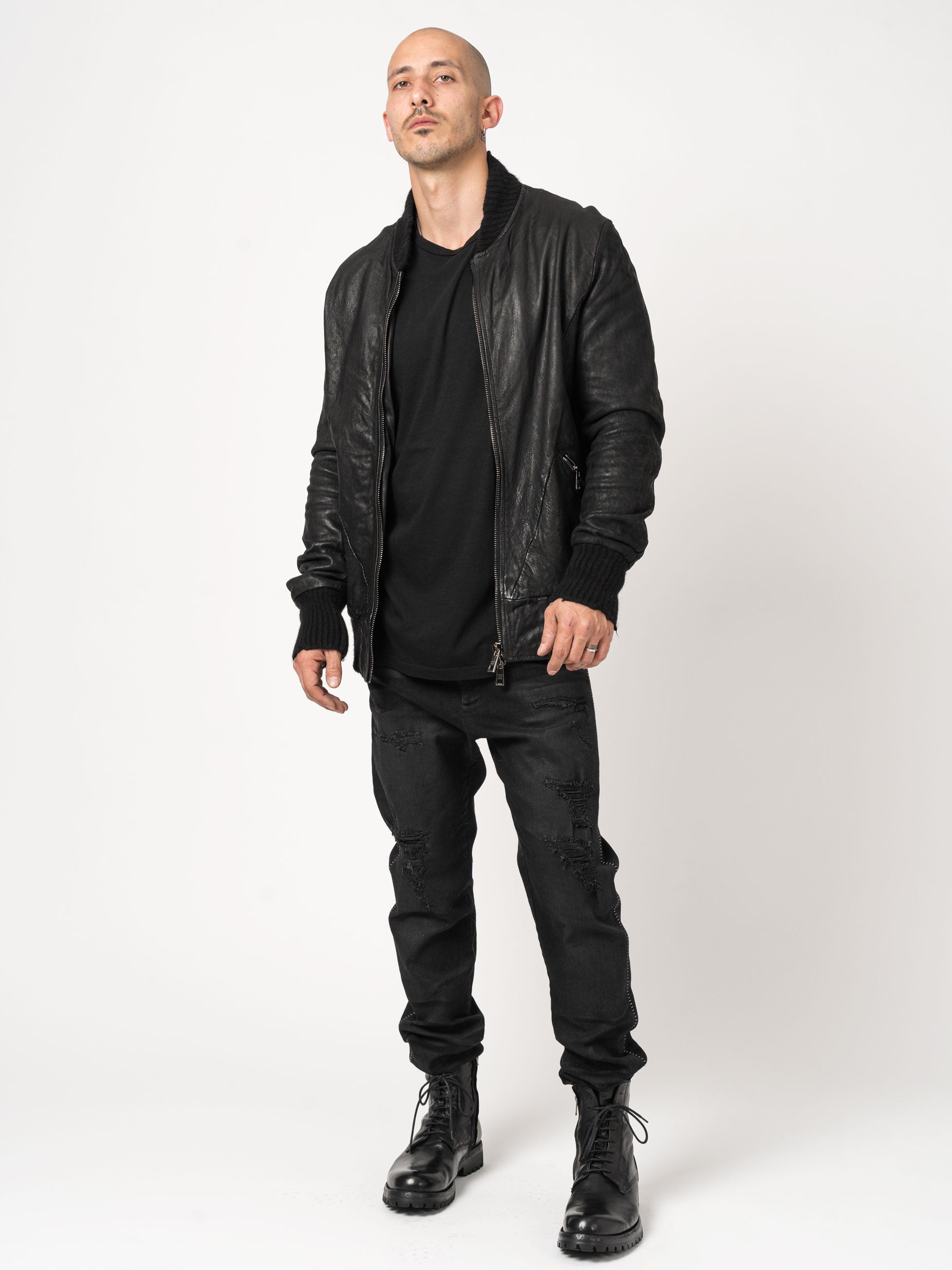 Leather Bomber