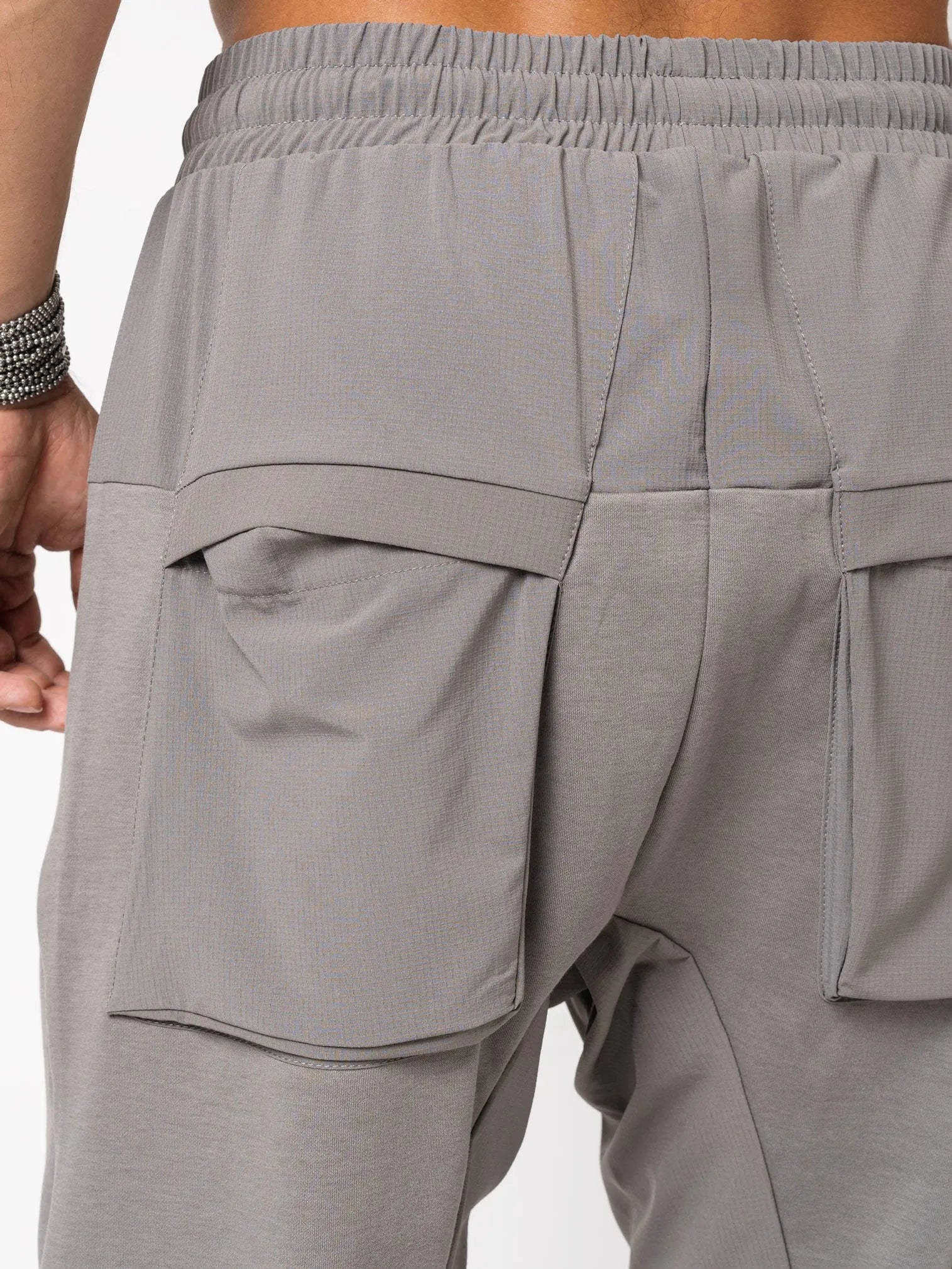 Matmix drop crotch trousers