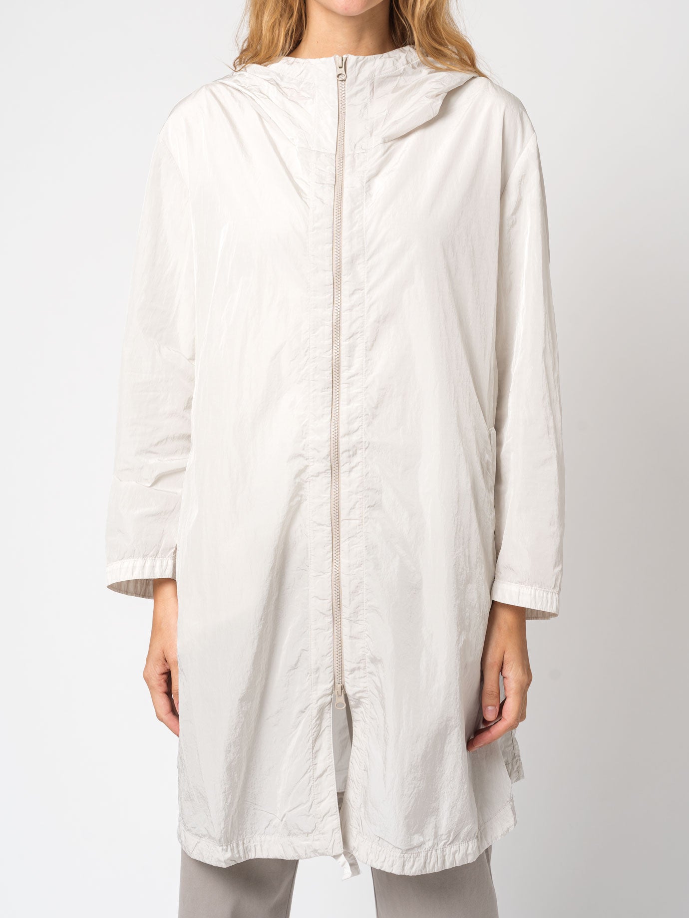 Nylon Hooded Duster