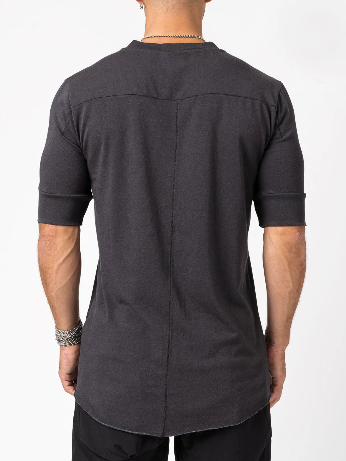 Stand up collar T shirt