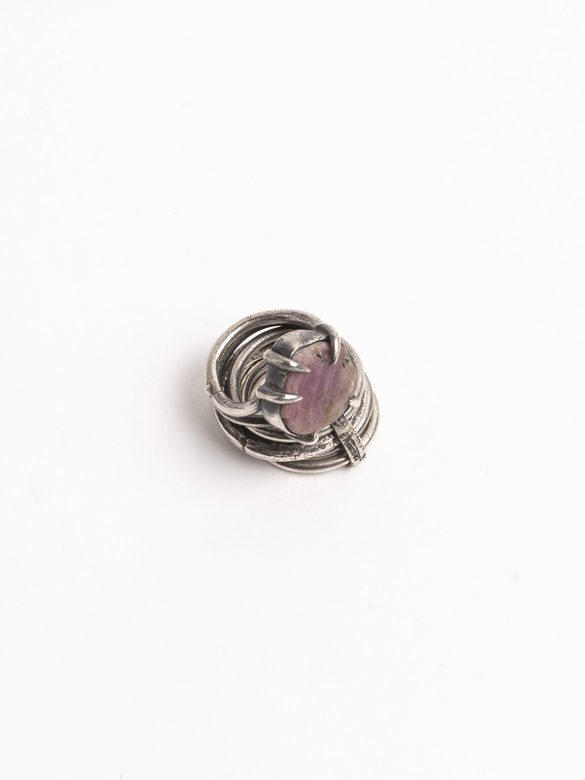 Raw Ruby Multi-Layered Ring