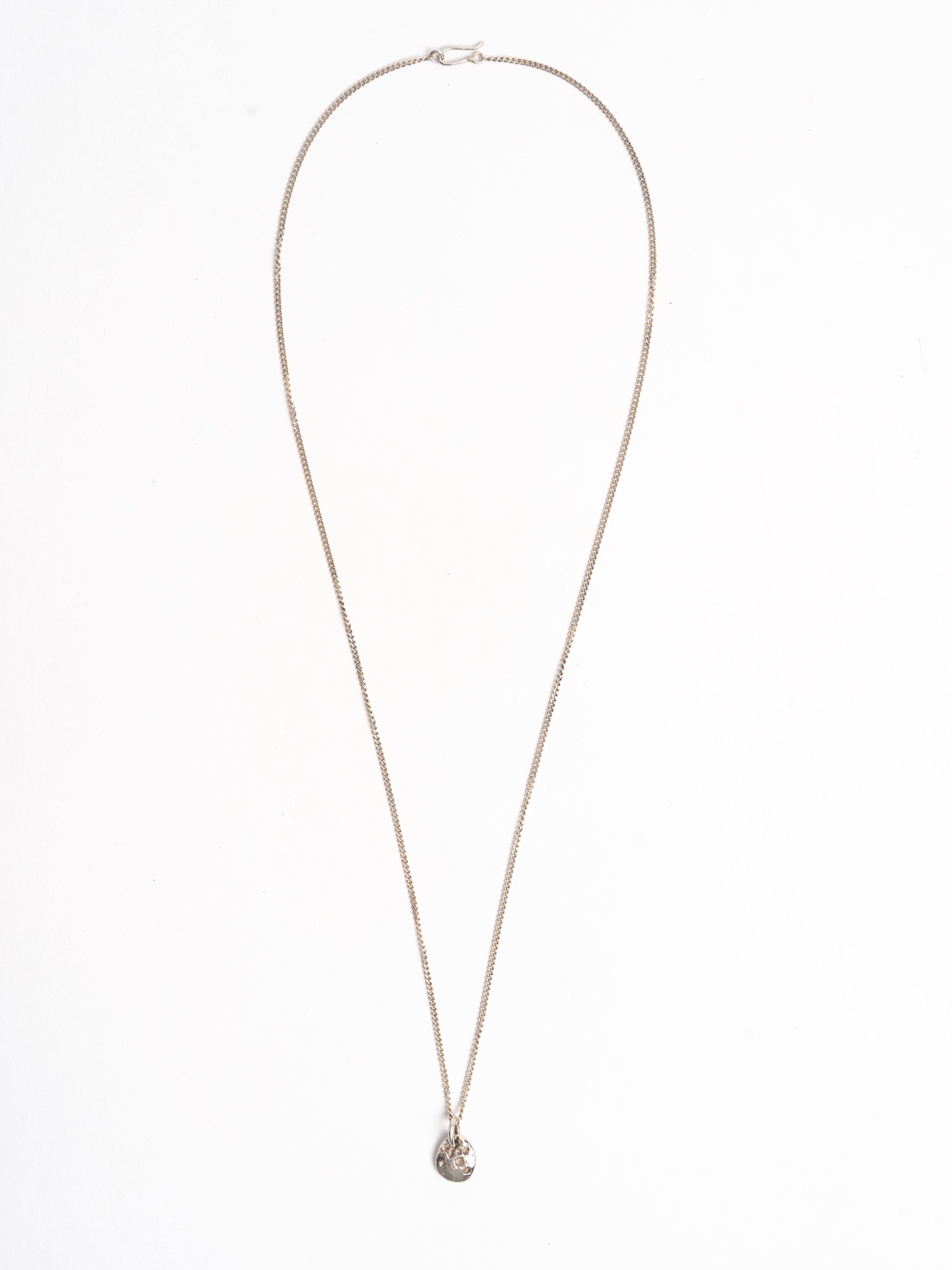 Moonscape Silver Necklace