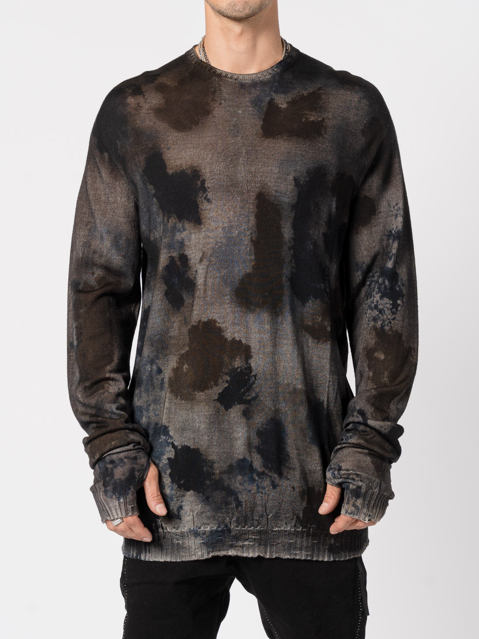 Camouflage Light Wool Knit