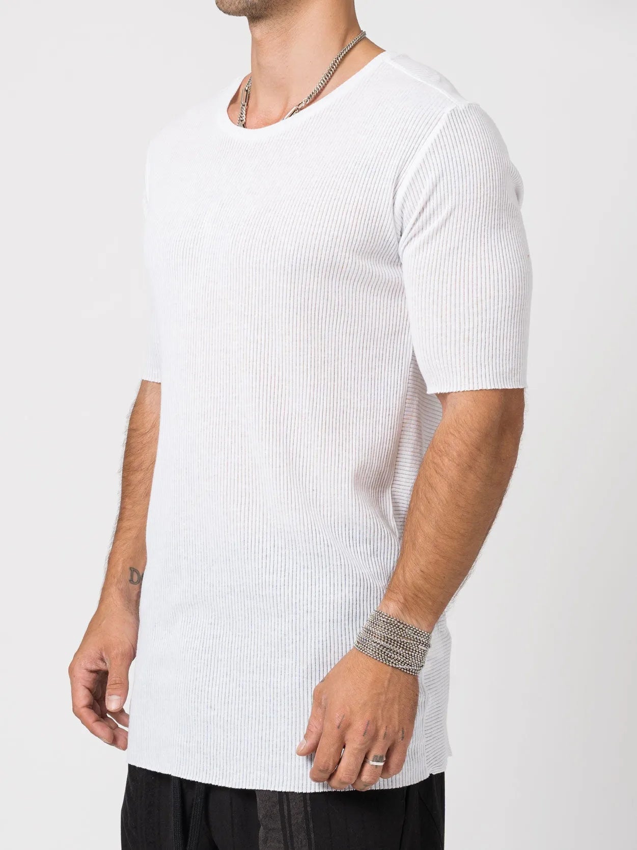 Ribbed T-shirt