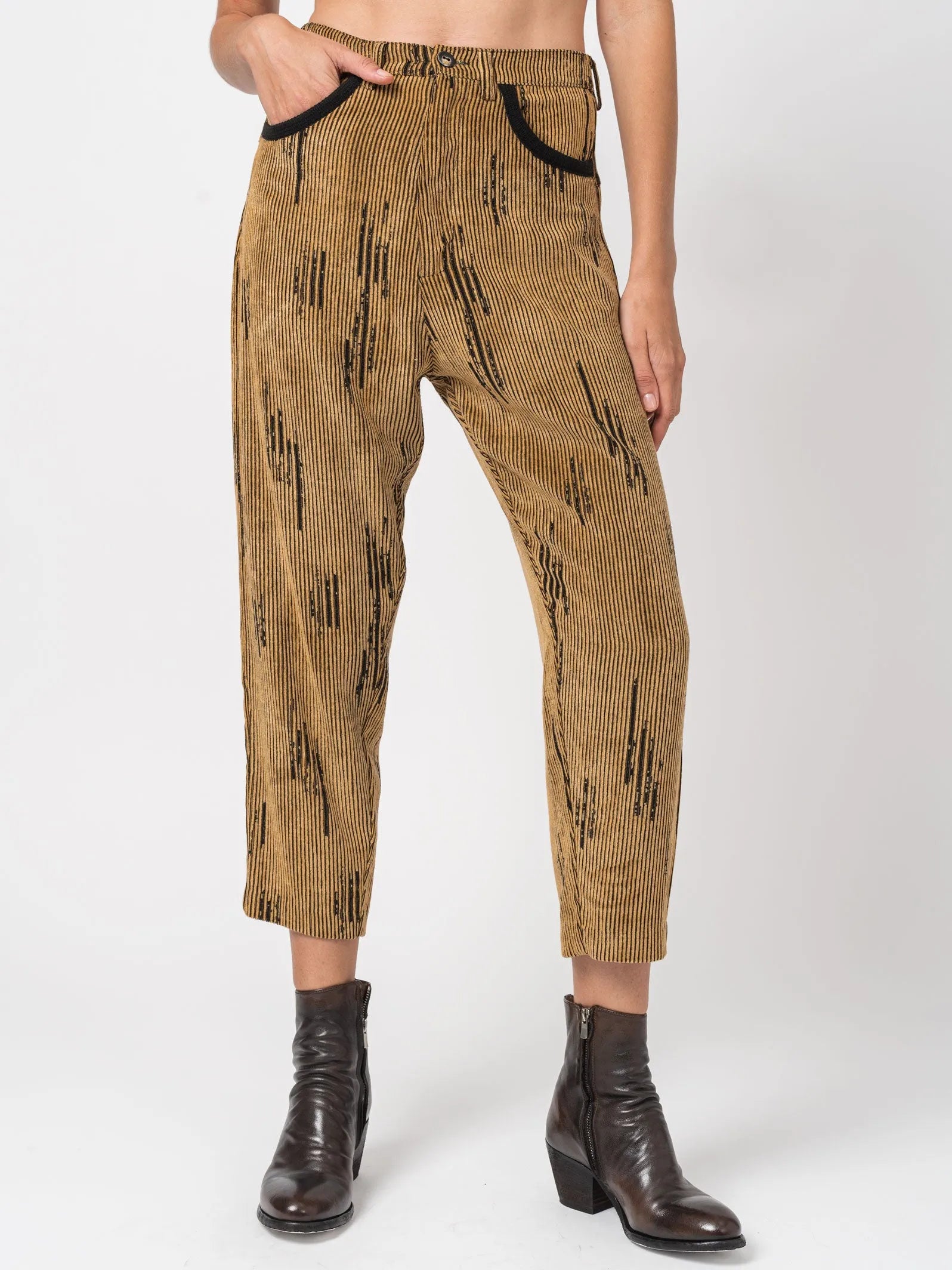 Corduroy Slouch Pants