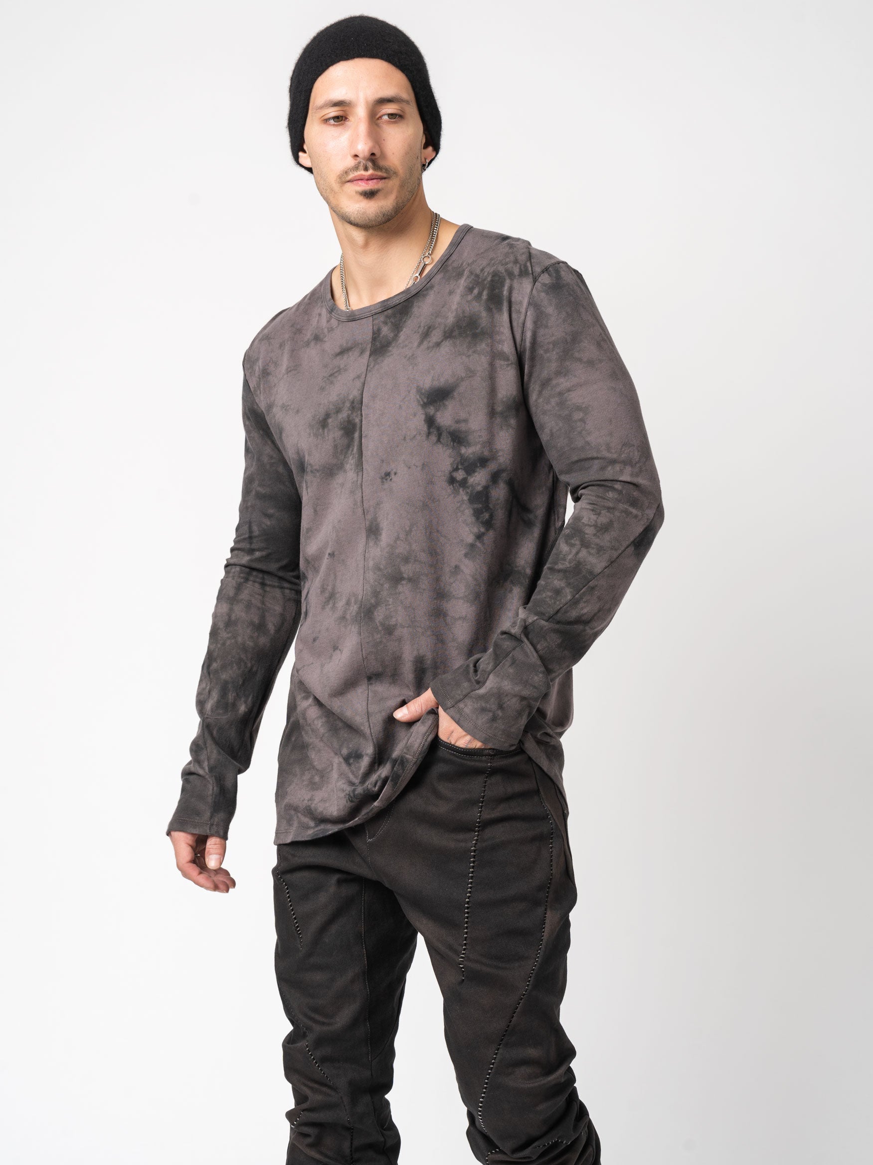 Soft Cotton Jersey Long Sleeve T-Shirt