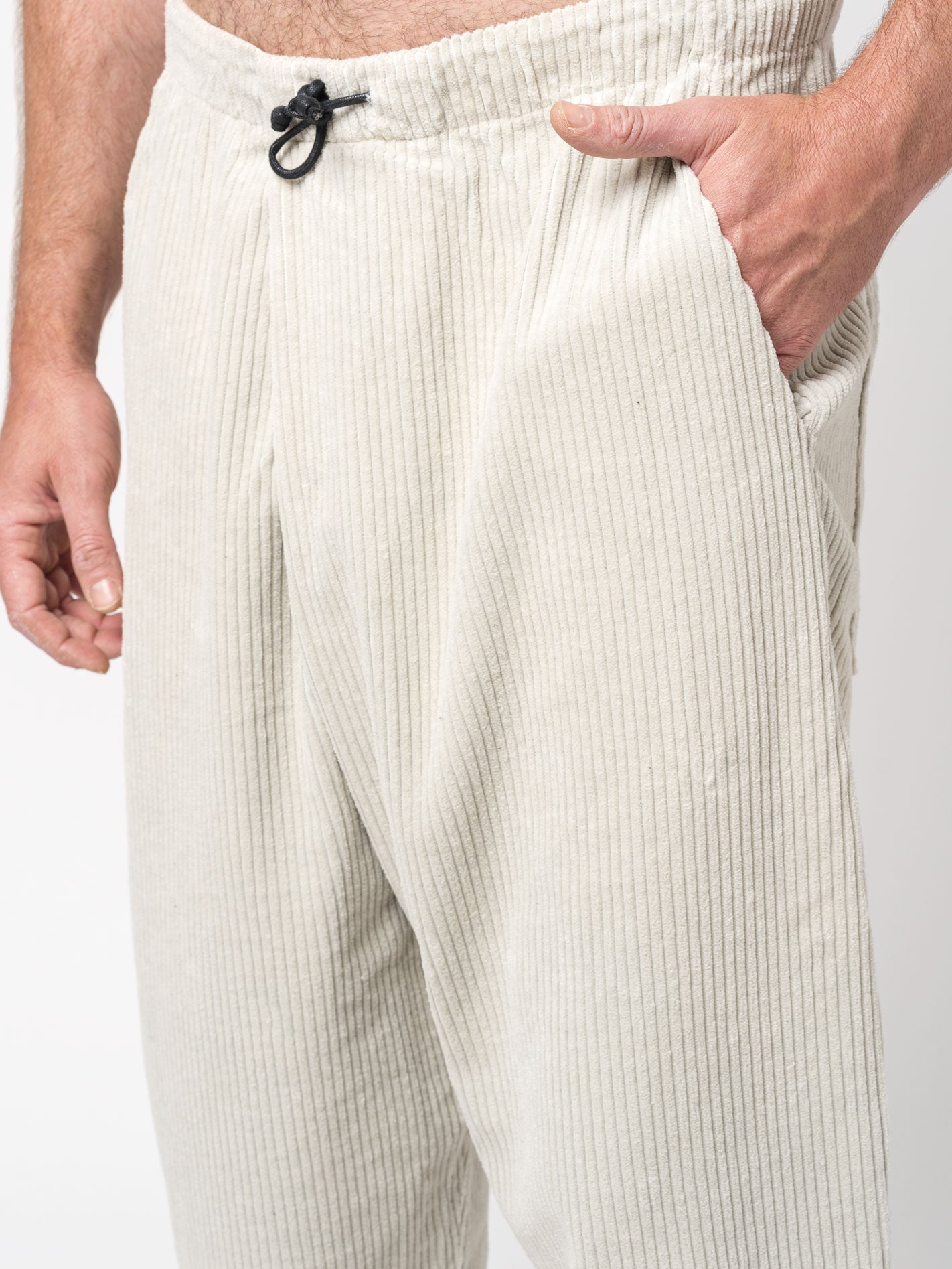 Cropped Oversized Trousers