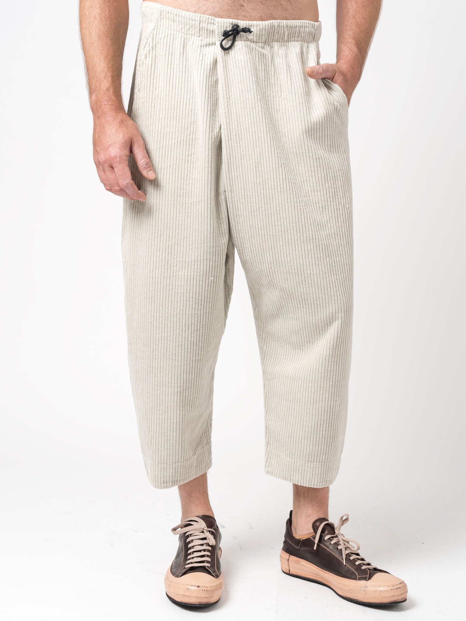 Cropped Oversized Trousers