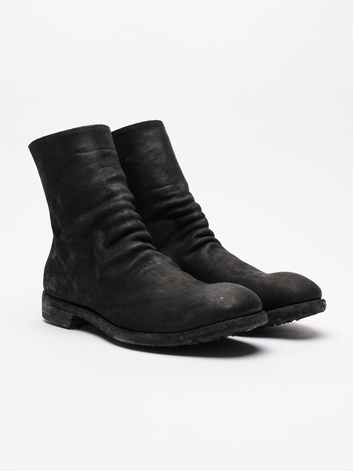 Zipped Leather Boots