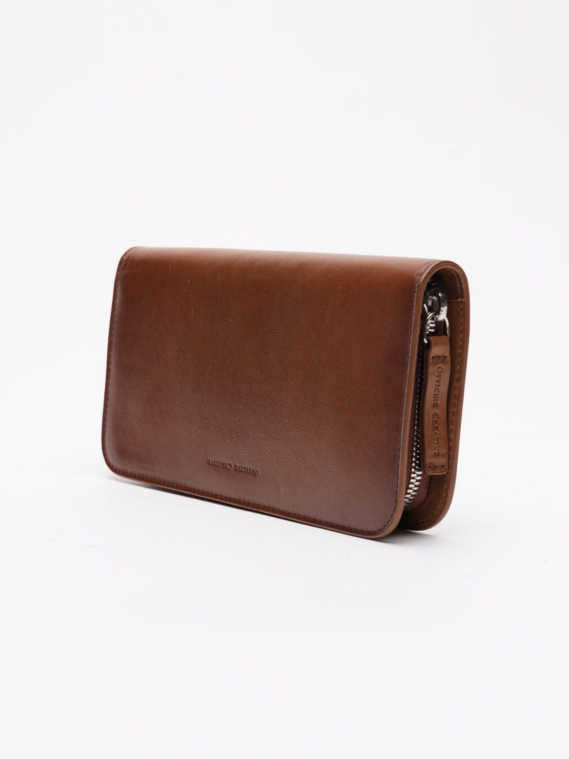 Zip Around Leather Wallet