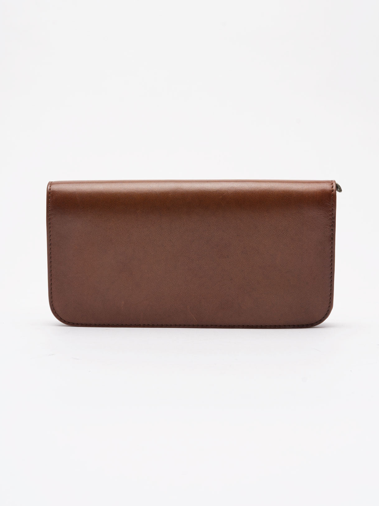 Zip Around Leather Wallet