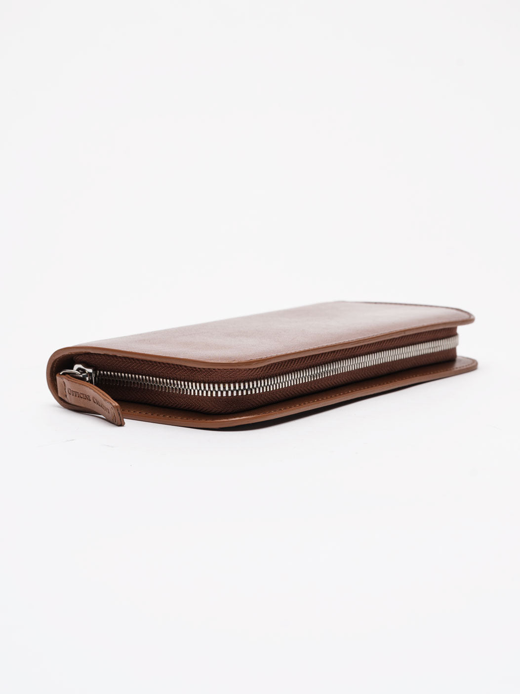 Zip Around Leather Wallet