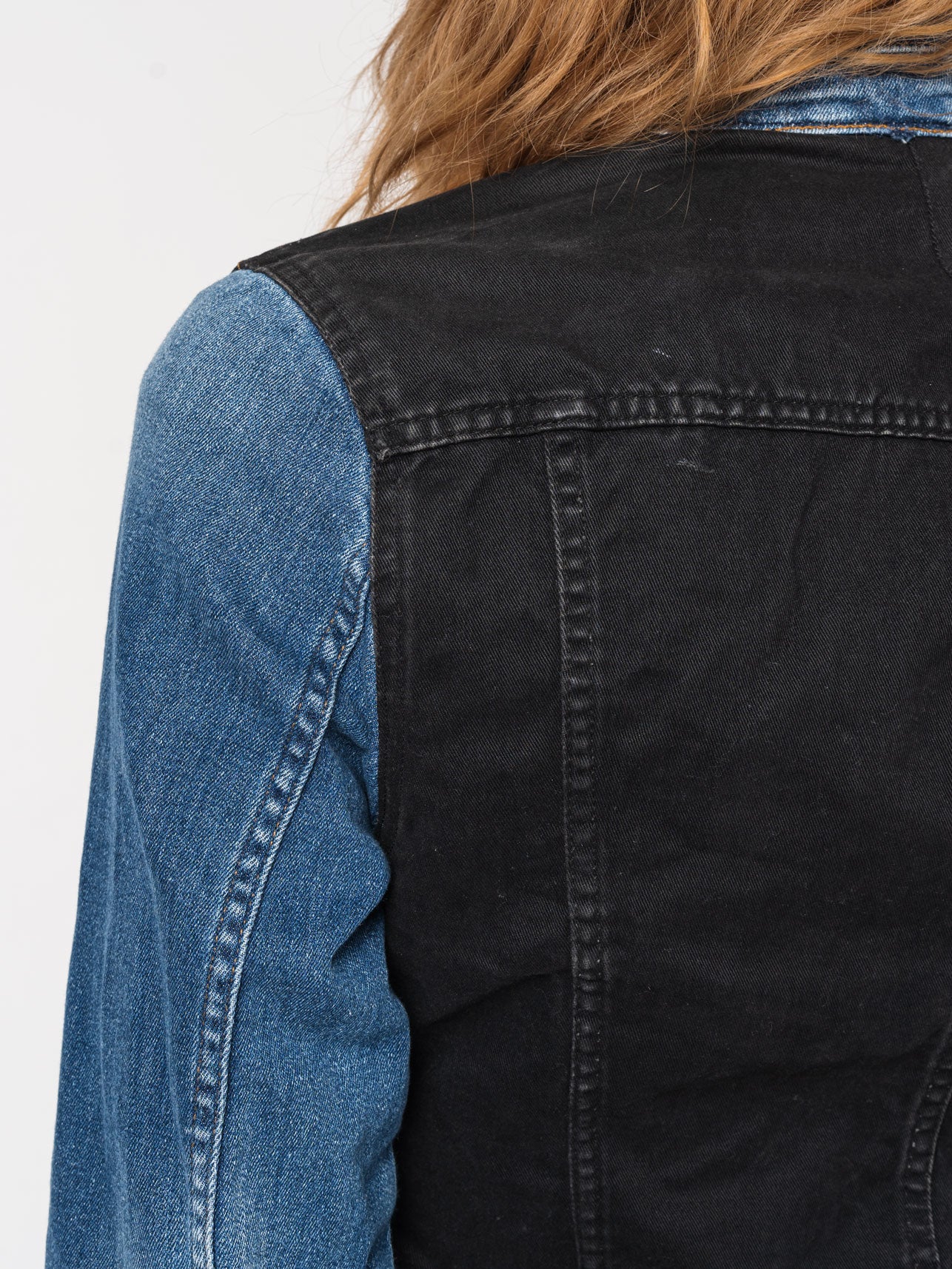 Two-Tone Denim Jacket