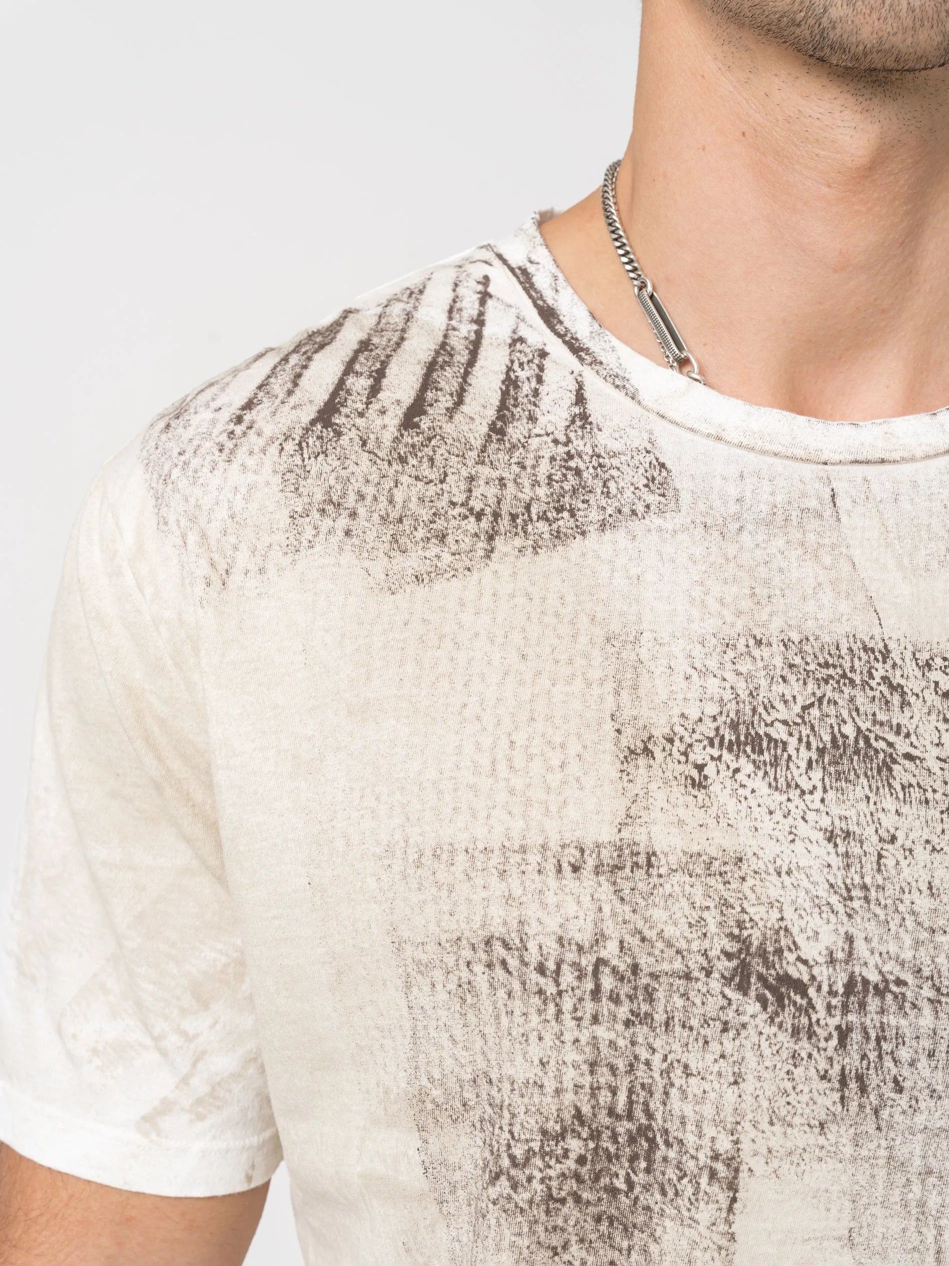 Handmade Printed Cotton T-Shirt