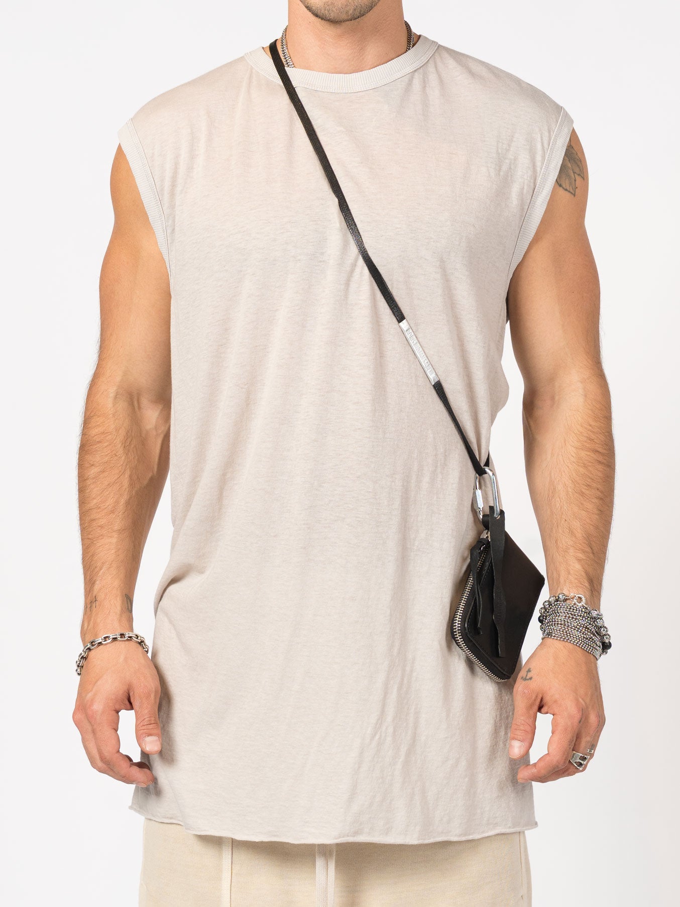 Leather Wallet with Keychain