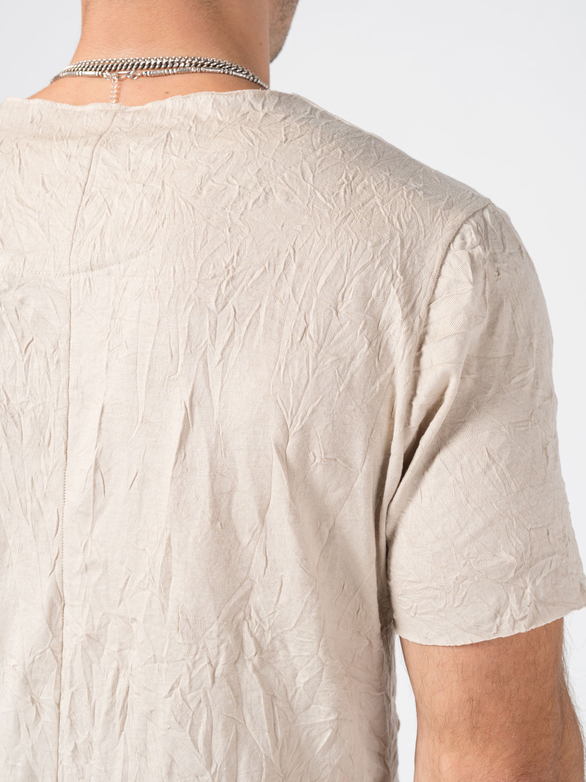 Wrinkled-Effect T-Shirt