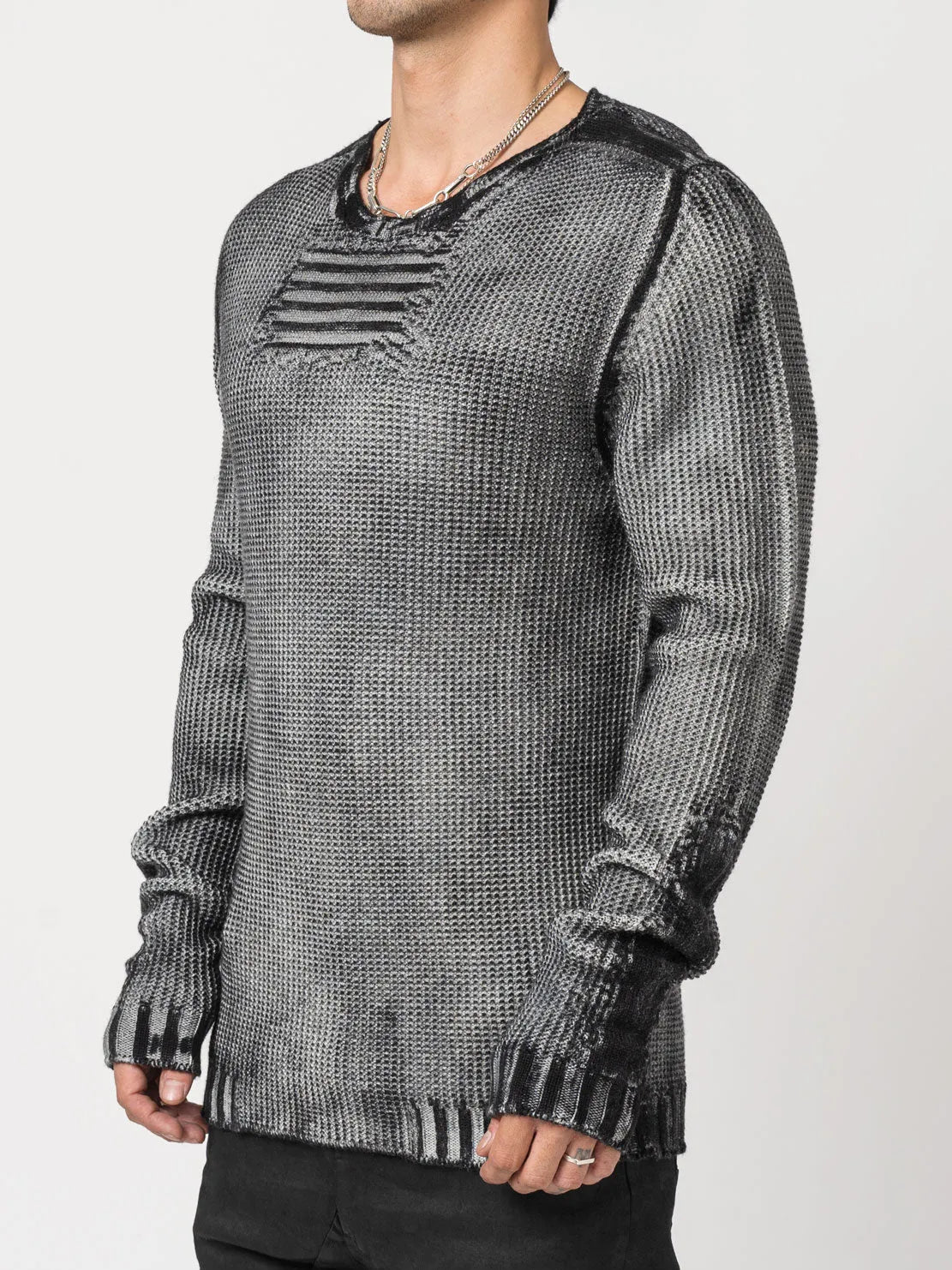 Ribbed Heavy Wool Sweater