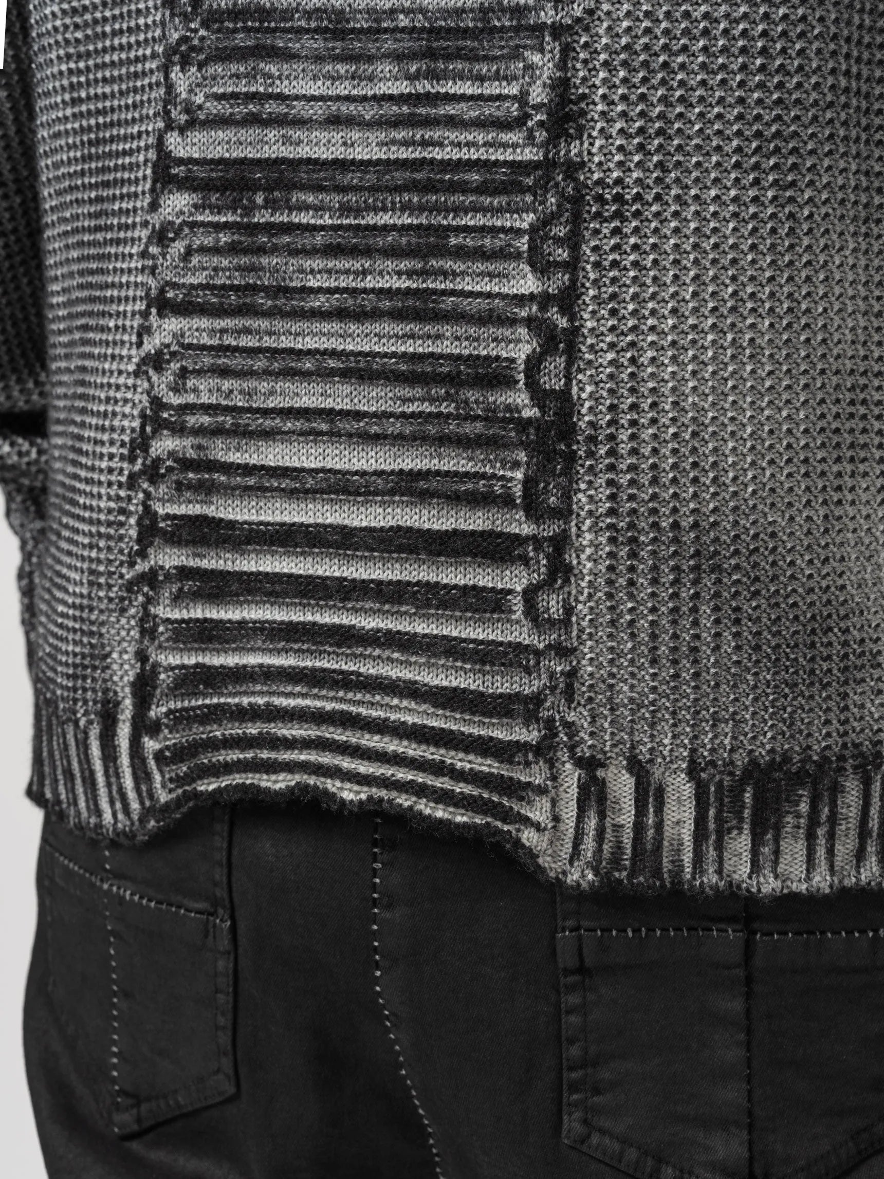 Ribbed Heavy Wool Sweater