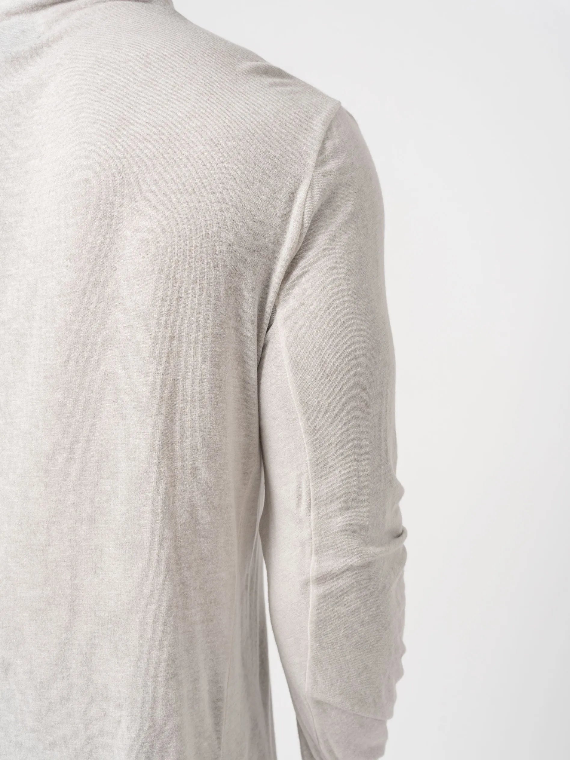 High-Neck Modal-Cashmere Blend T-Shirt