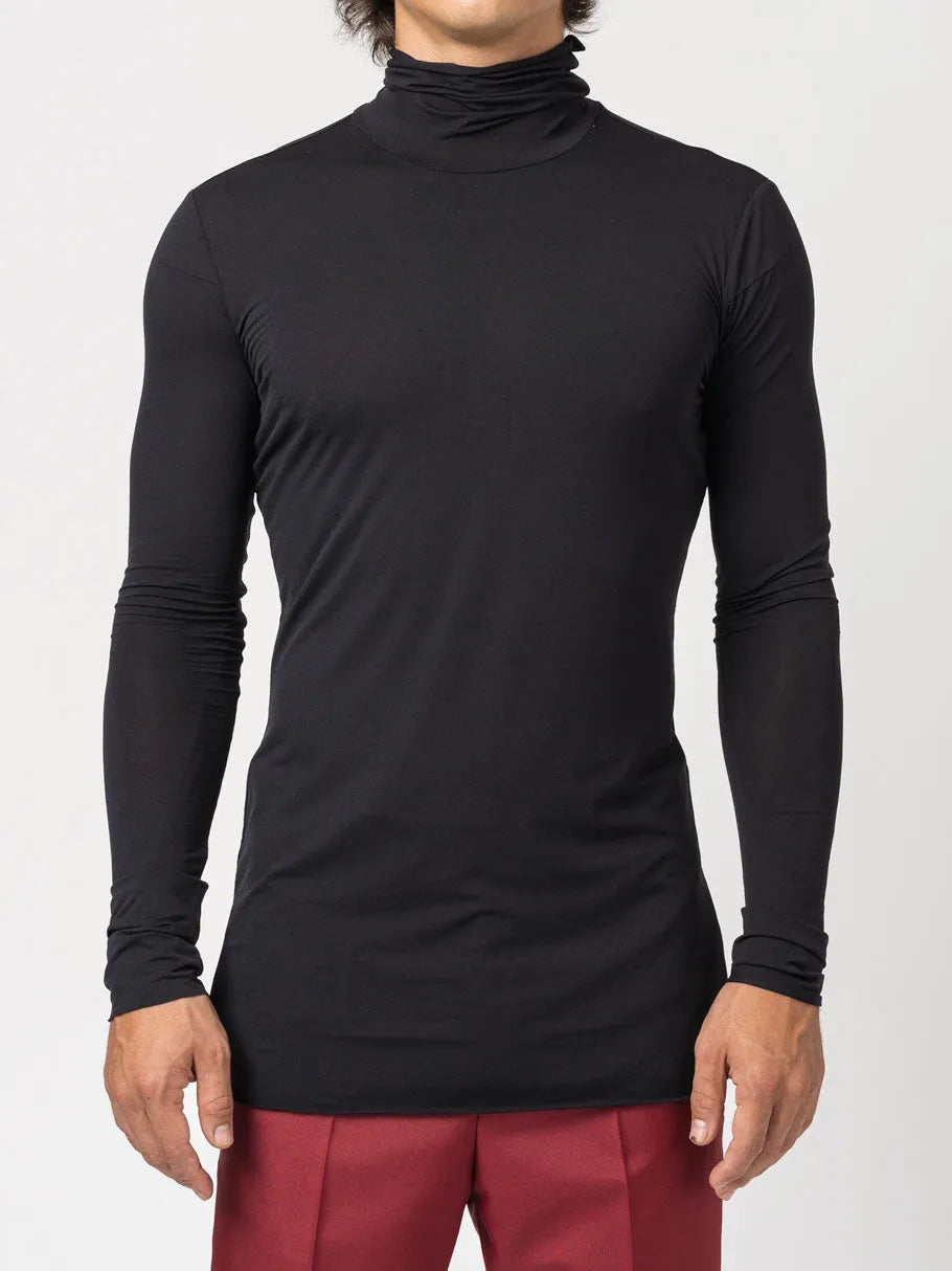 Stretch Turtleneck Top