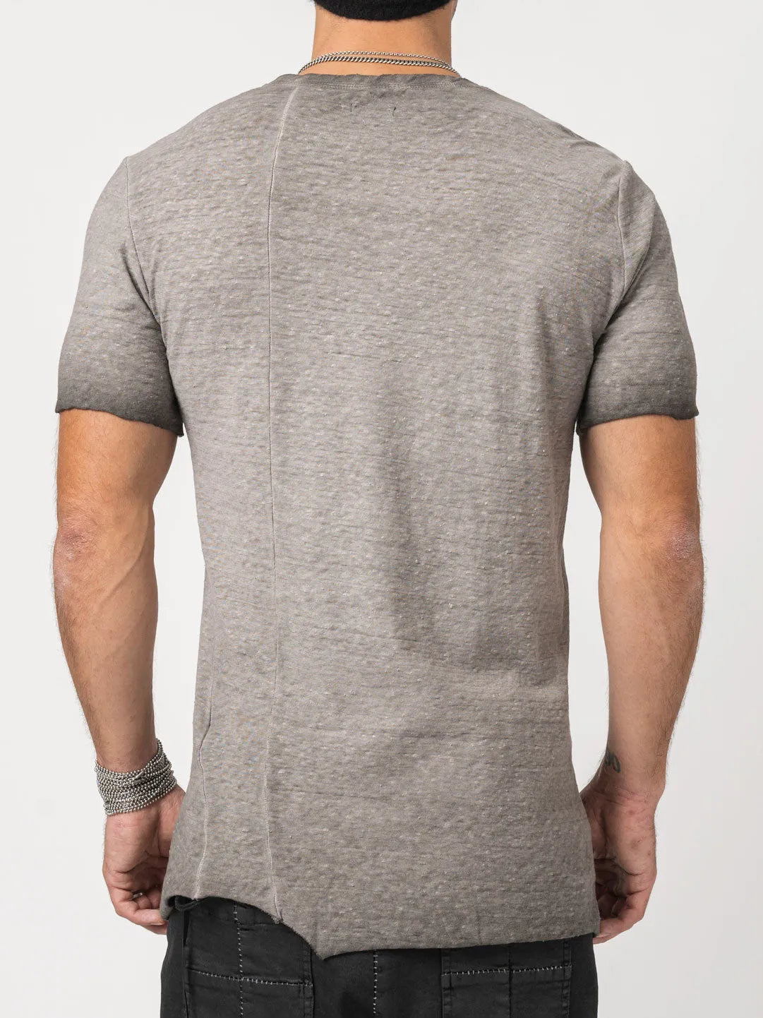 Rustic Cotton Long T-Shirt