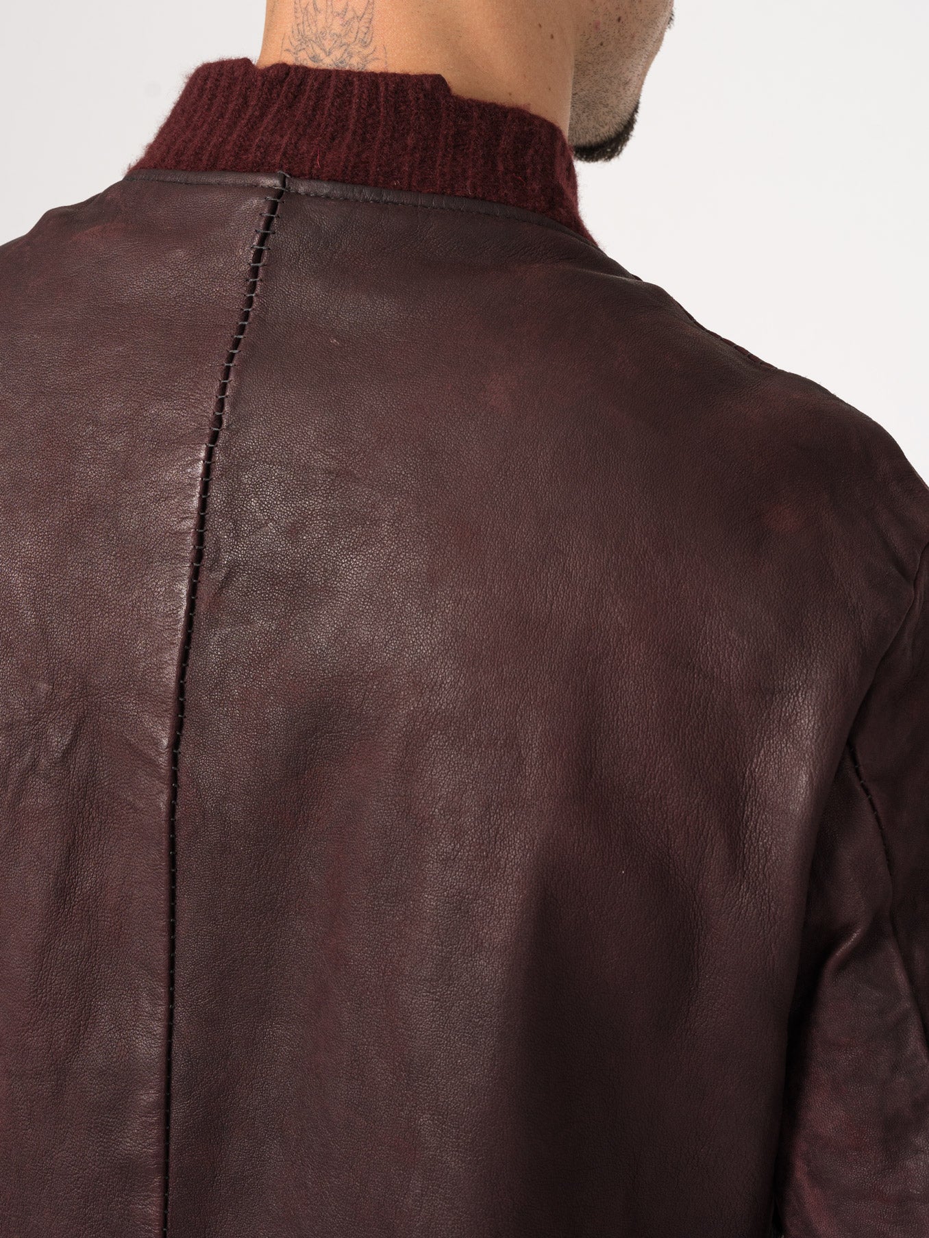 Leather Bomber