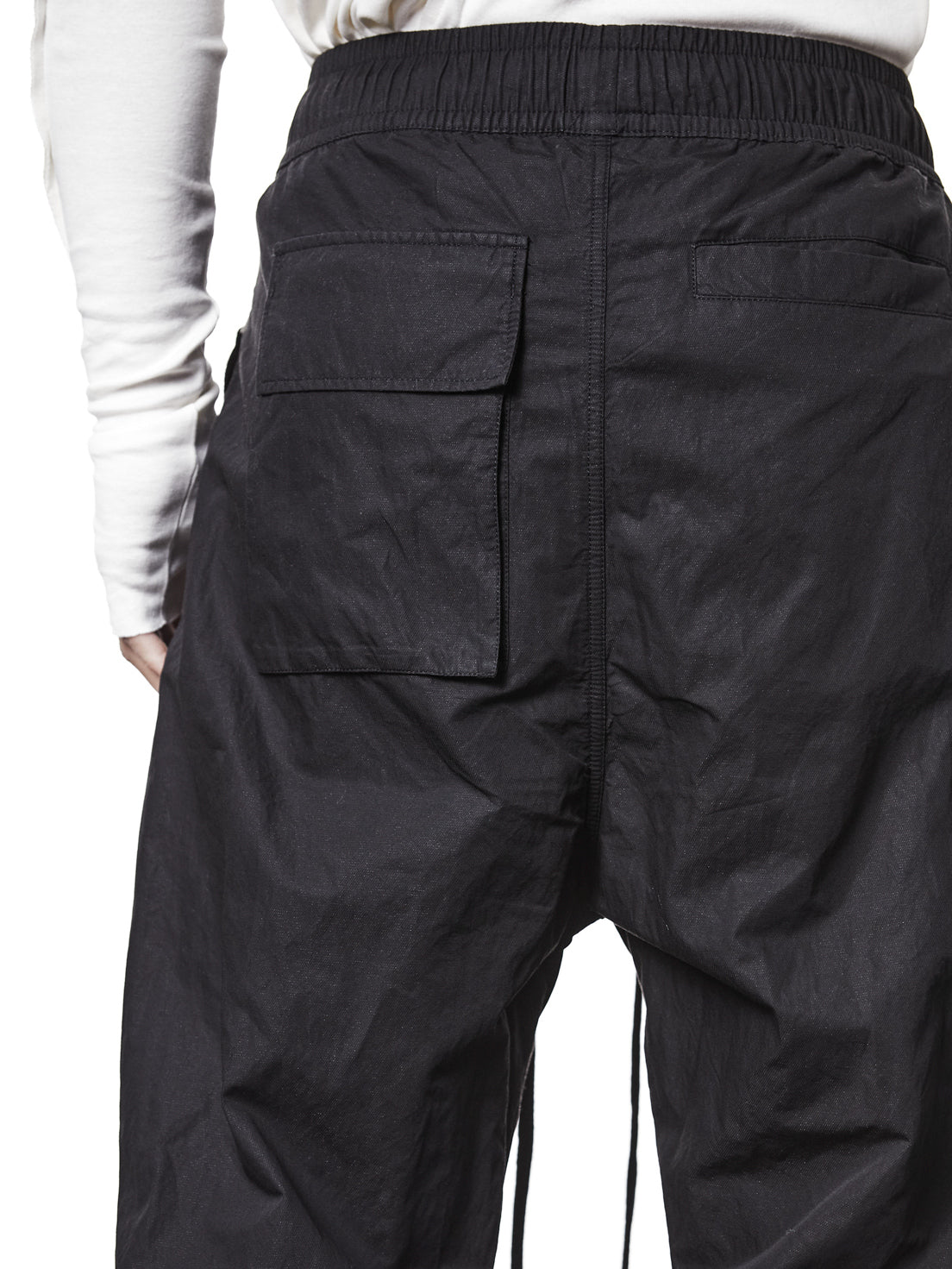 Garment-Washed Cargo Trousers