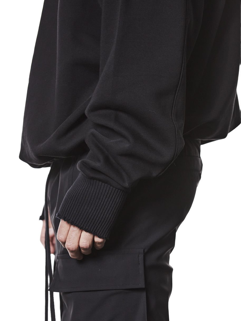 Cropped Hooded Sweatshirt
