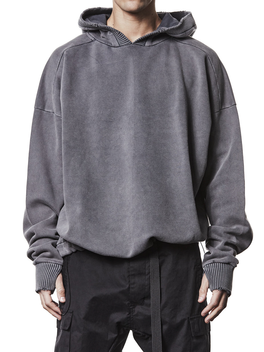 Cropped Hooded Sweatshirt