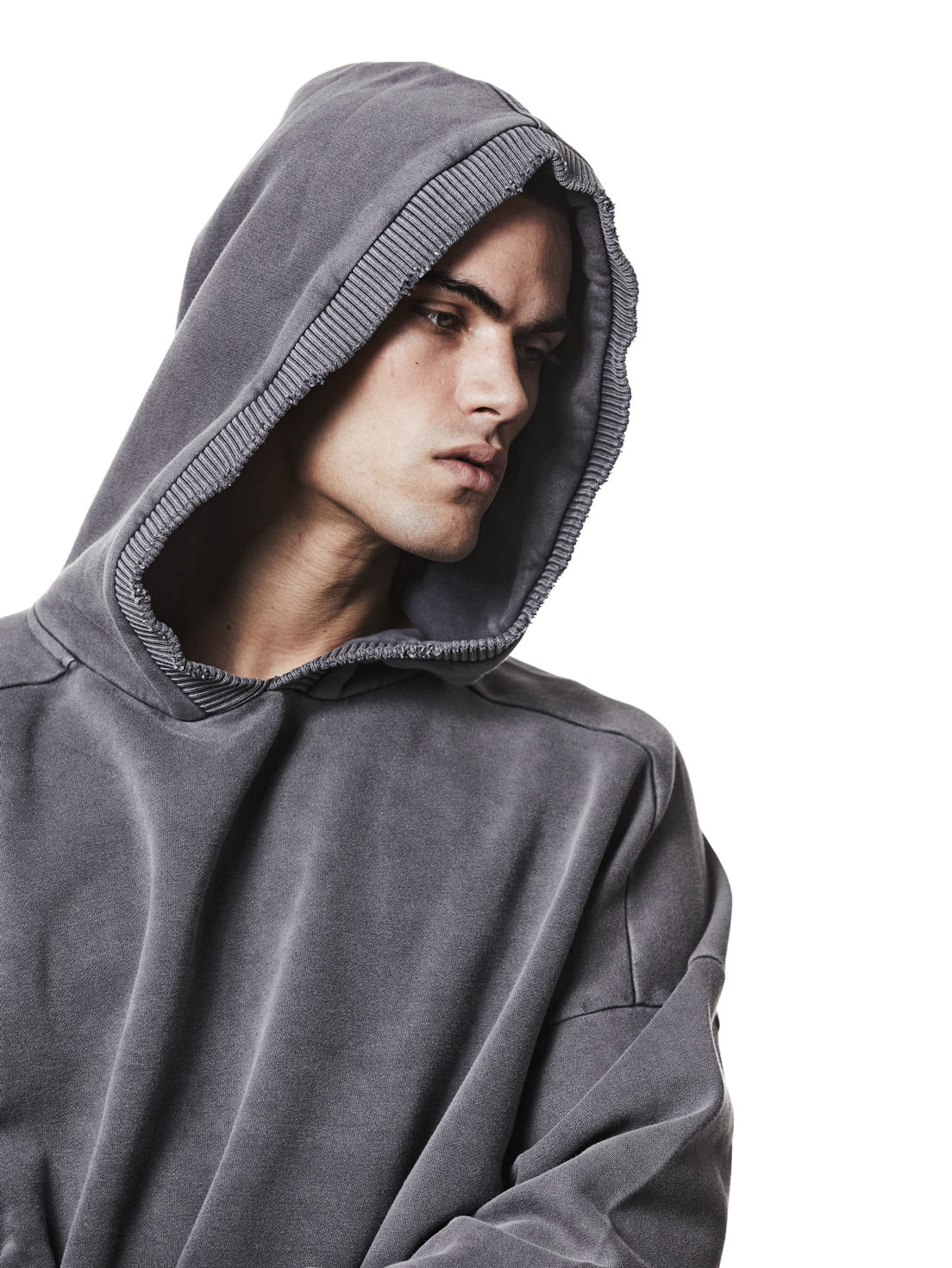 Cropped Hooded Sweatshirt