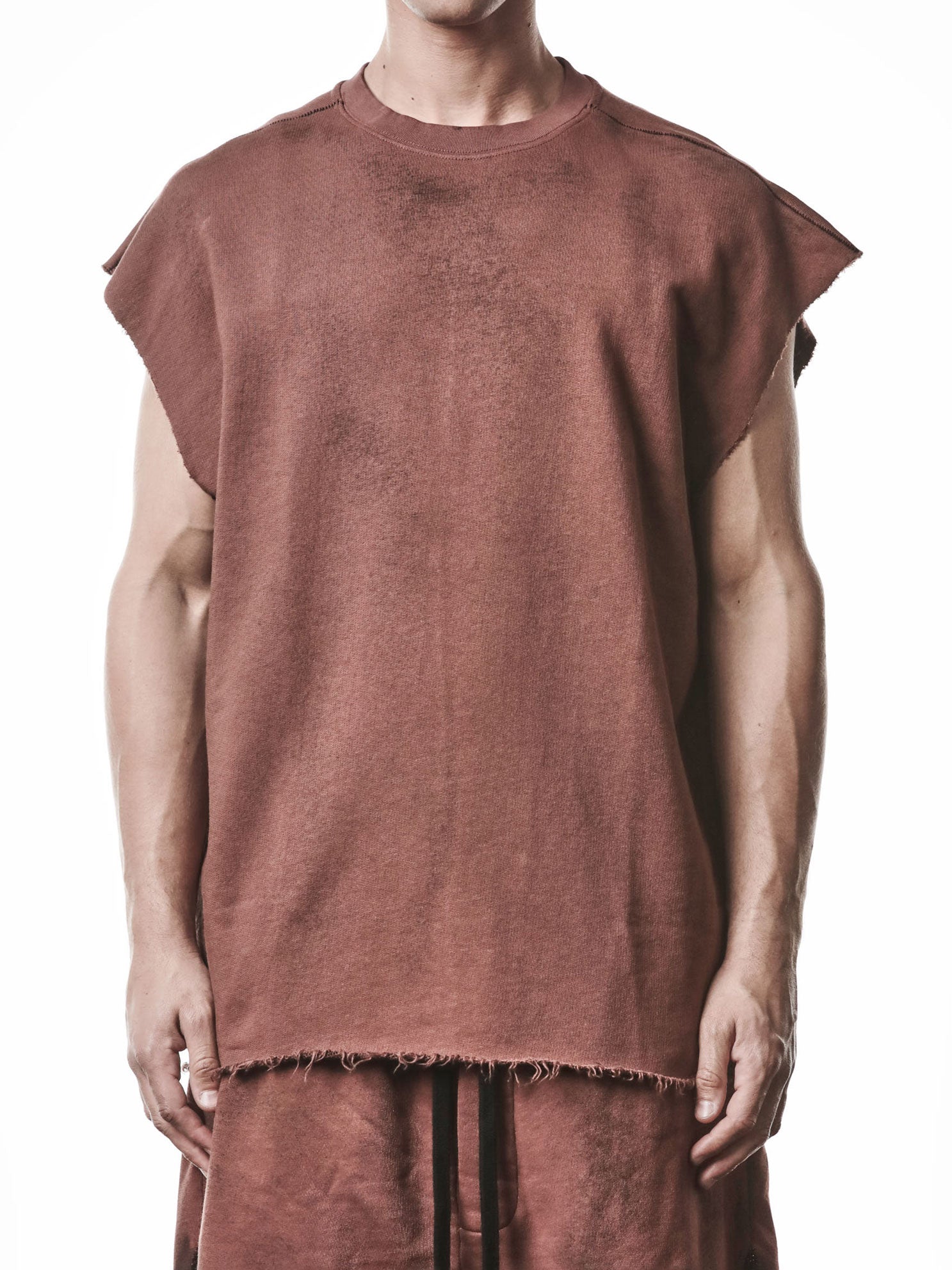 Oversized Raw Sweat Top