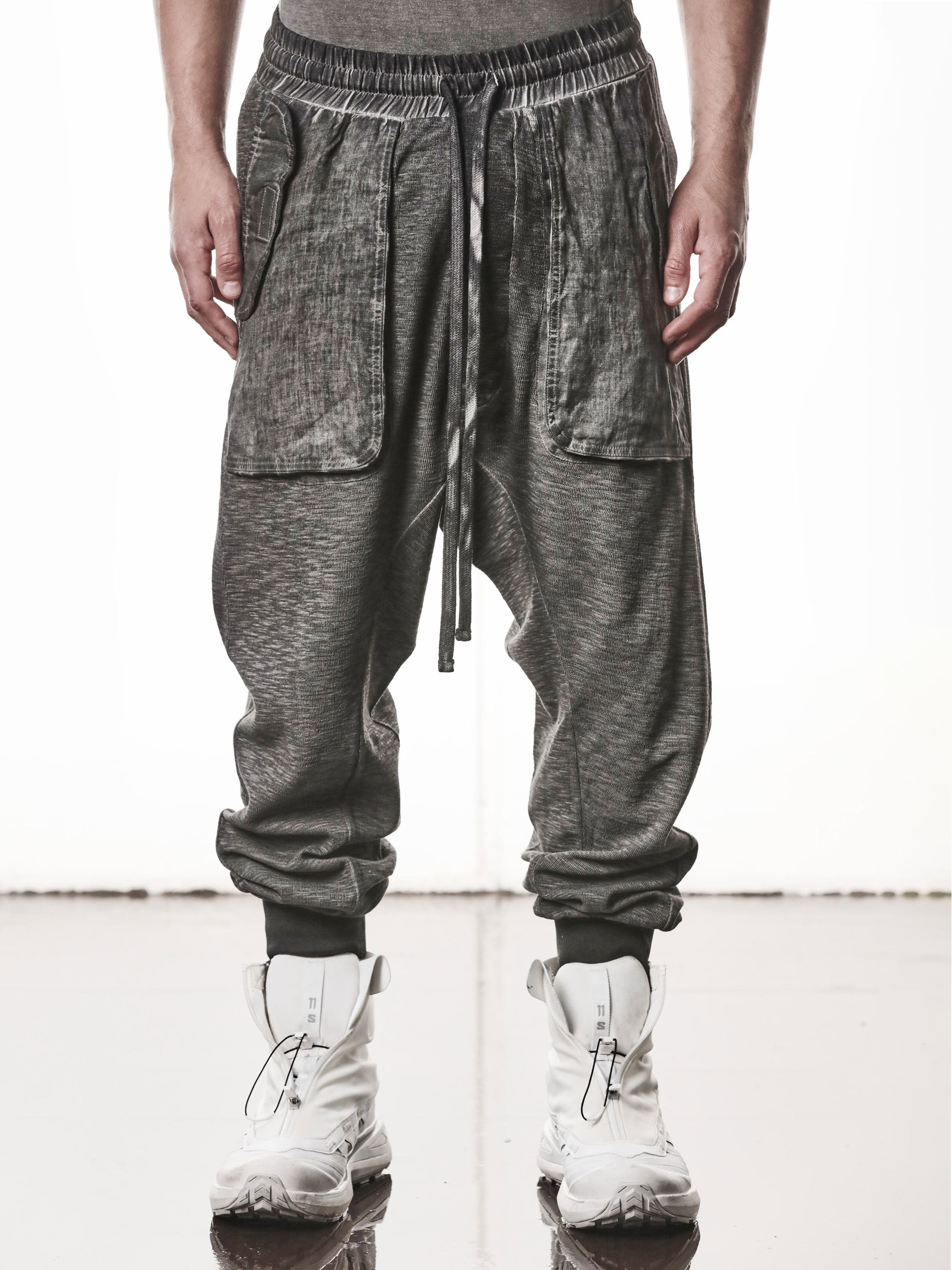 Matmix Linen-Patch Trousers